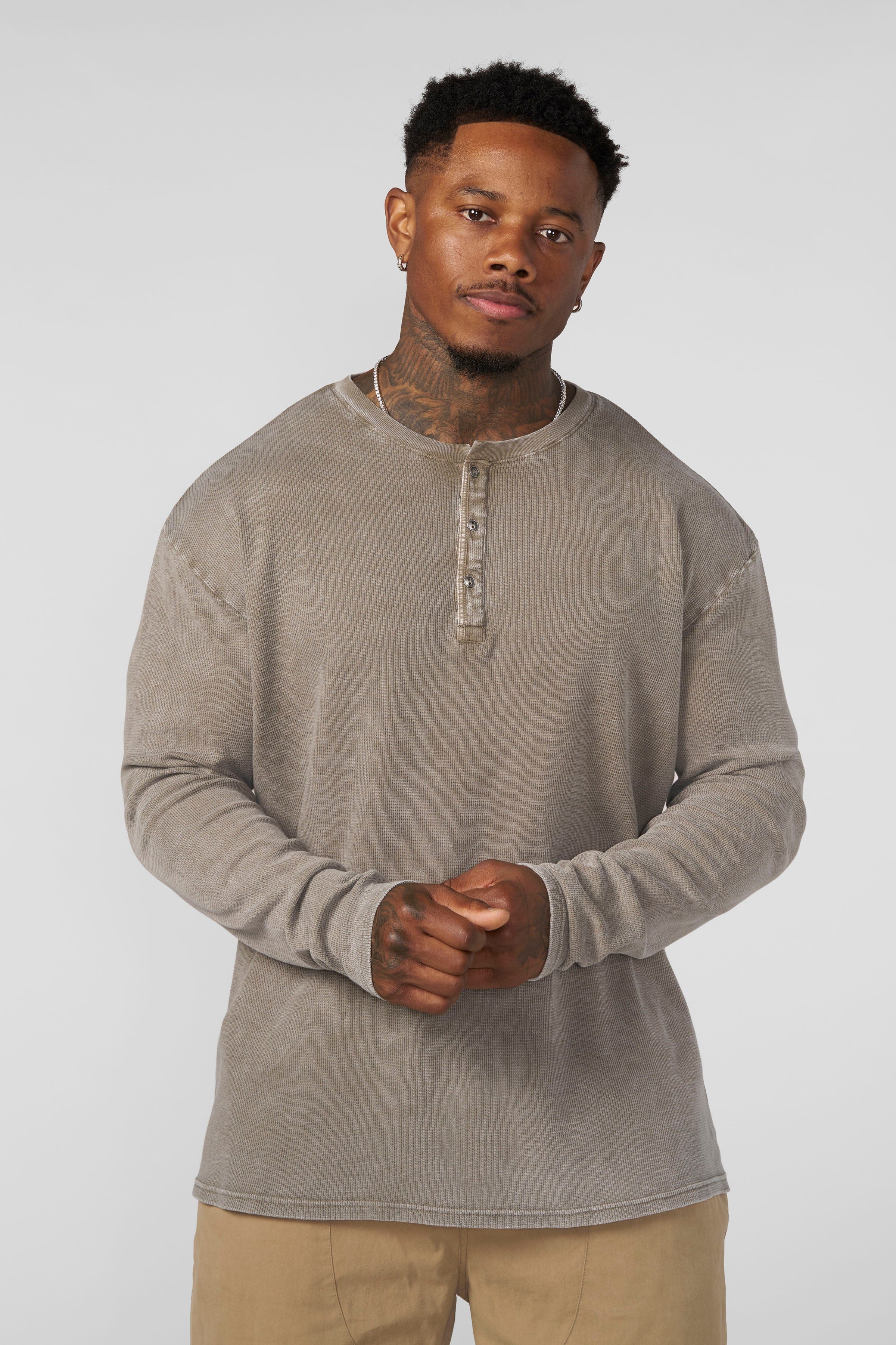 8034 - Henley Thermal Longsleeves — imagem 11