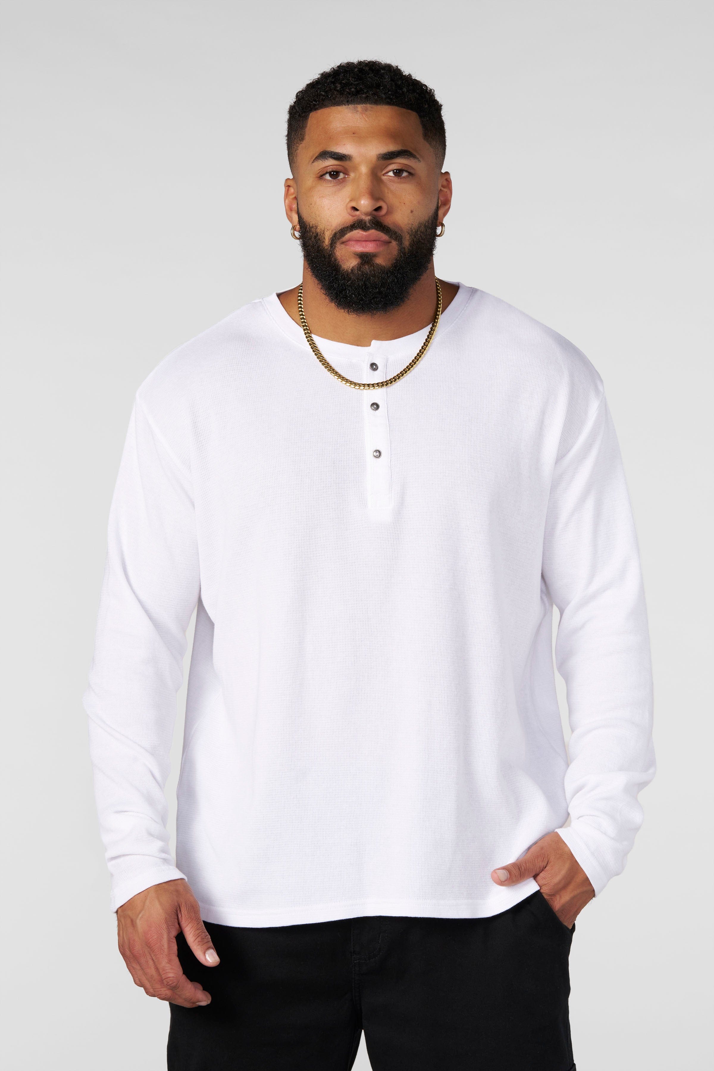 8034 - Henley Thermal Longsleeves — imagem 10