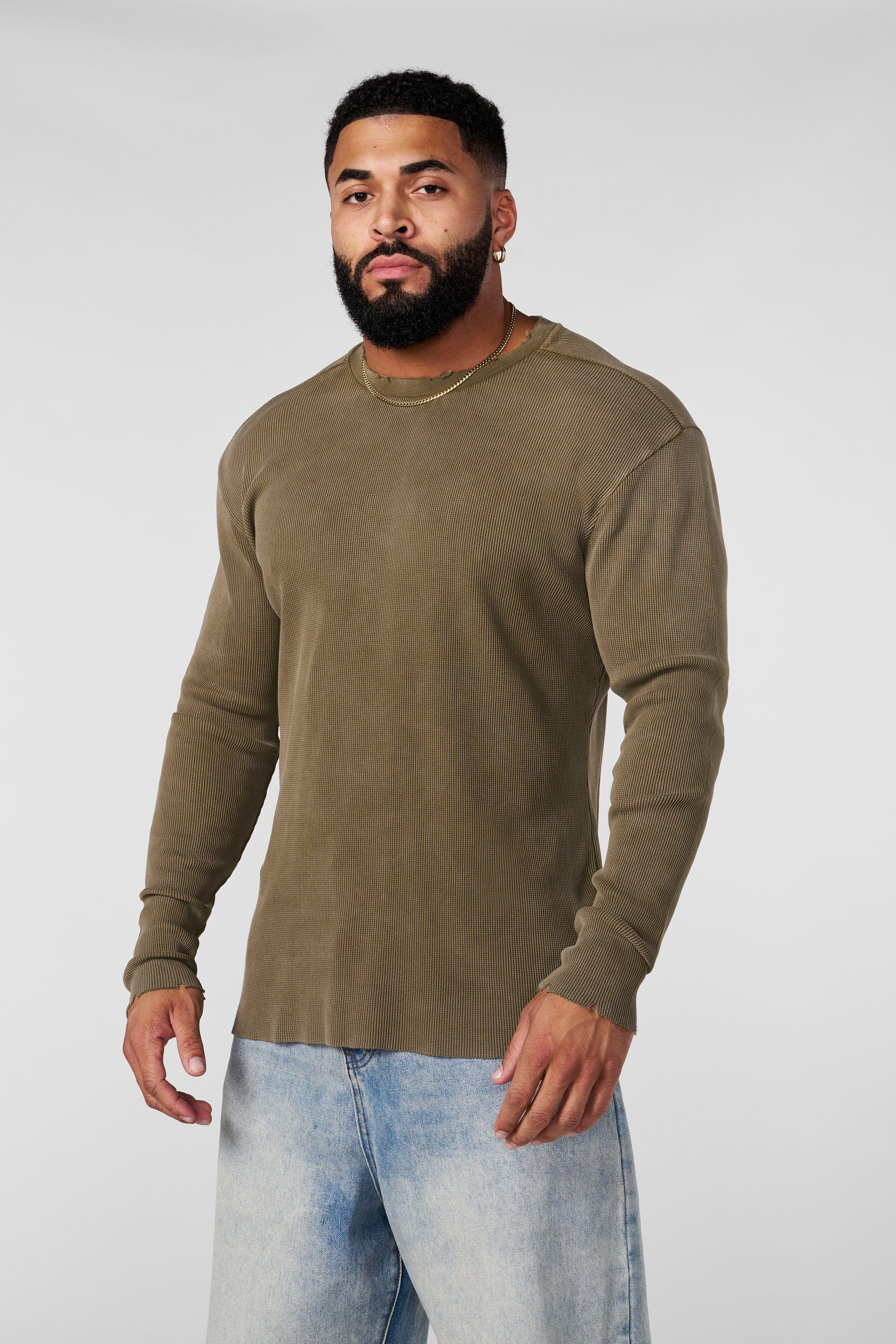 8094 - Tailored Waffle Longsleeves — imagem 7