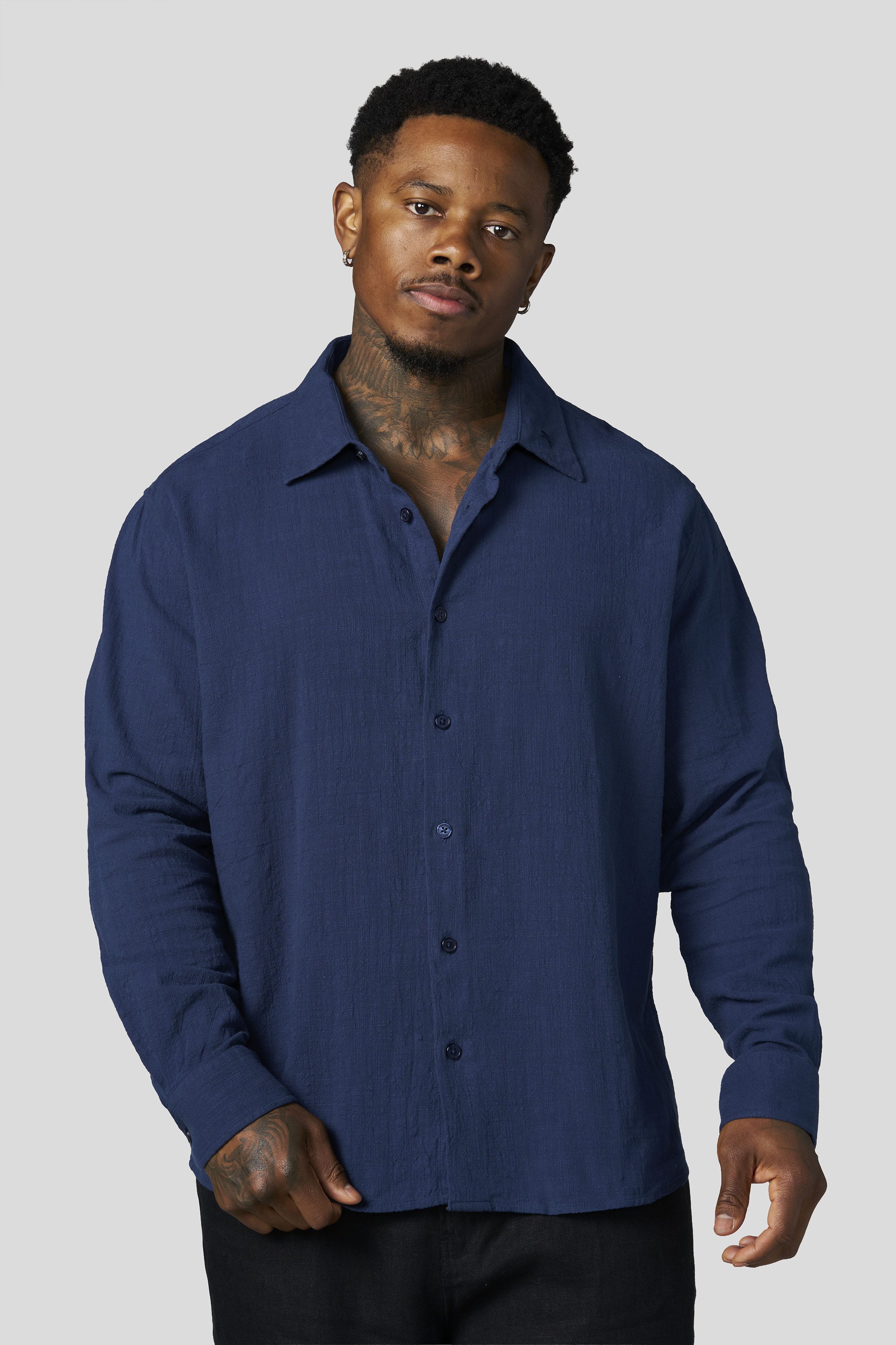 8095 - Cotton Linen Button-Ups — imagem 10