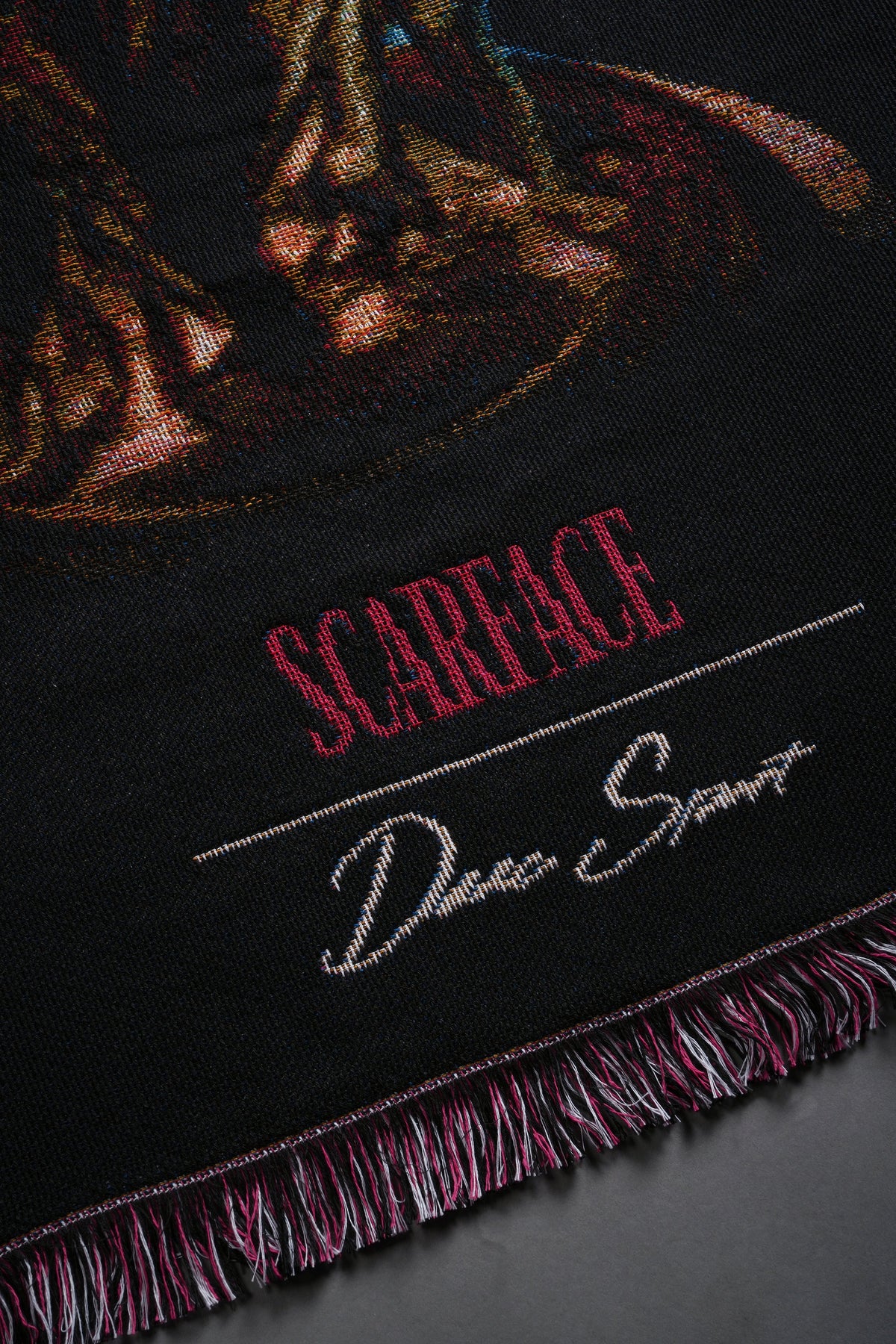 Desire of Power Tapestry Blanket in Black