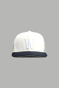 Nuestra Senora Fitted Cap In Cream/Black