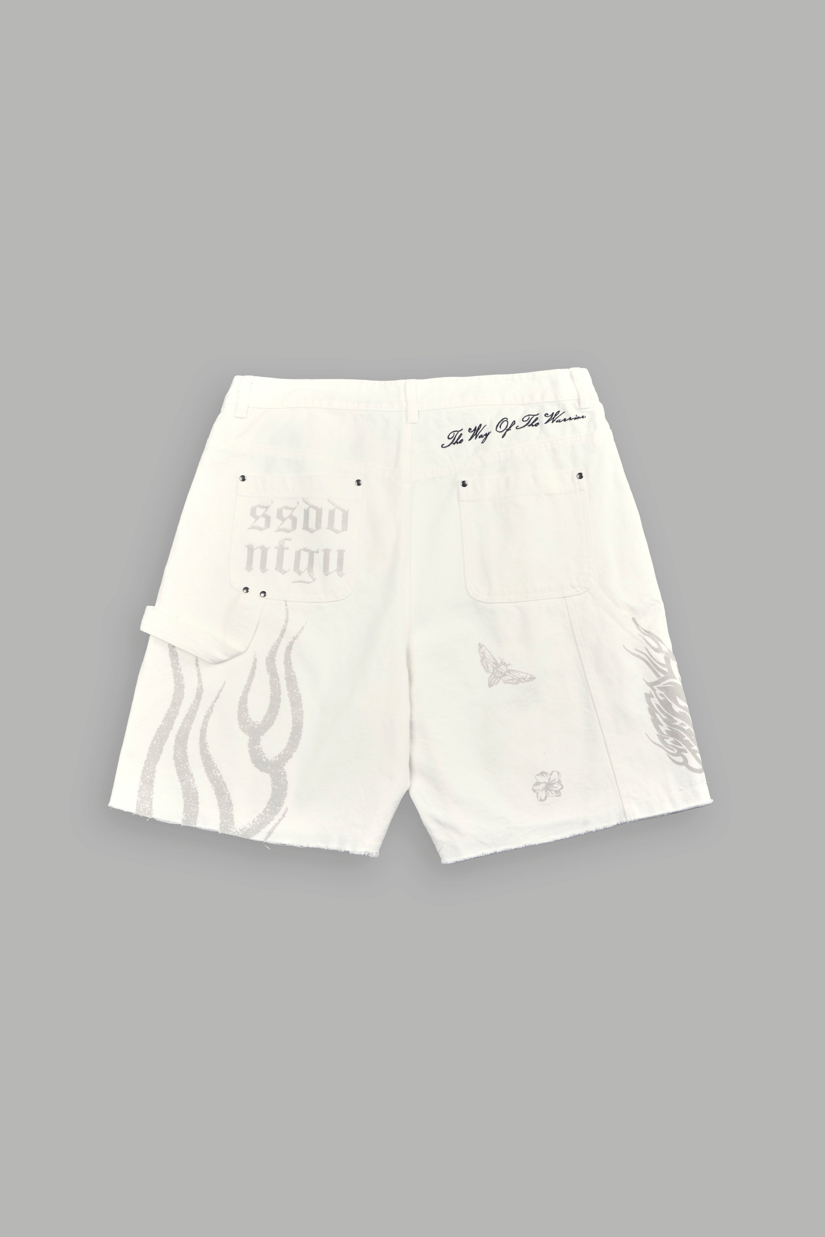 The Eagle & The Oni Hoffa Shorts in Cream — imagem 3