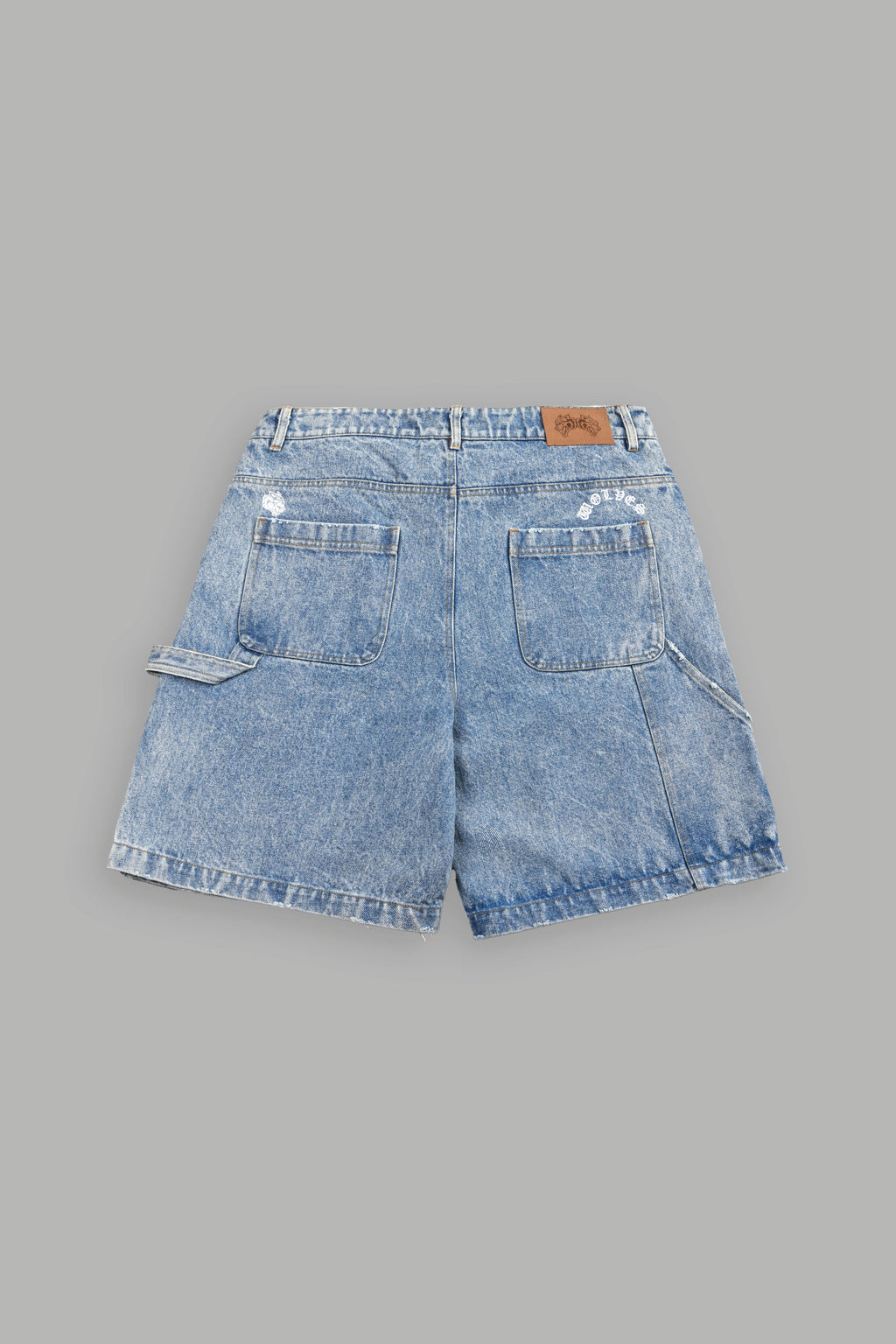 Hesh Rose Denim Carpenter Short in Light Wash