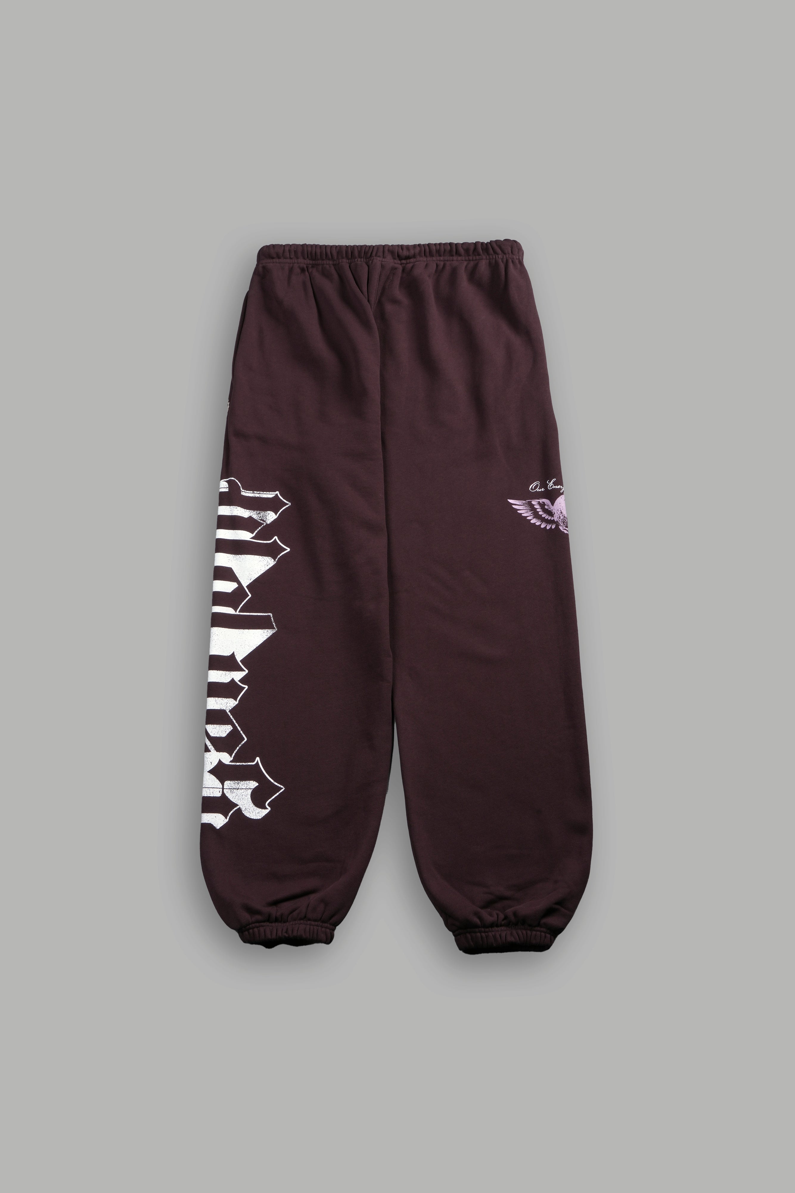 Free Will V2 Lightweight Lounger Sweat Pants in Darc Garnet — imagem 3
