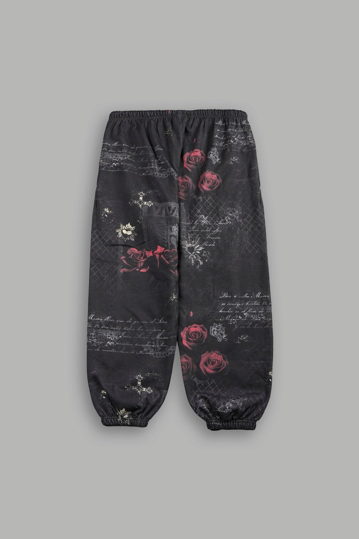 Wolves Pyramid Lightweight Lounger Sweat Pants In Rosas Del Corazon