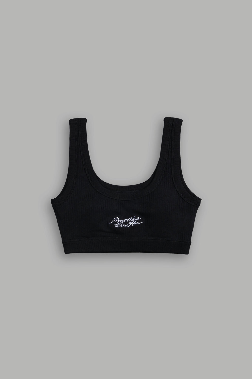 Roses While We're Here Wellness Bra in Black — imagem 9