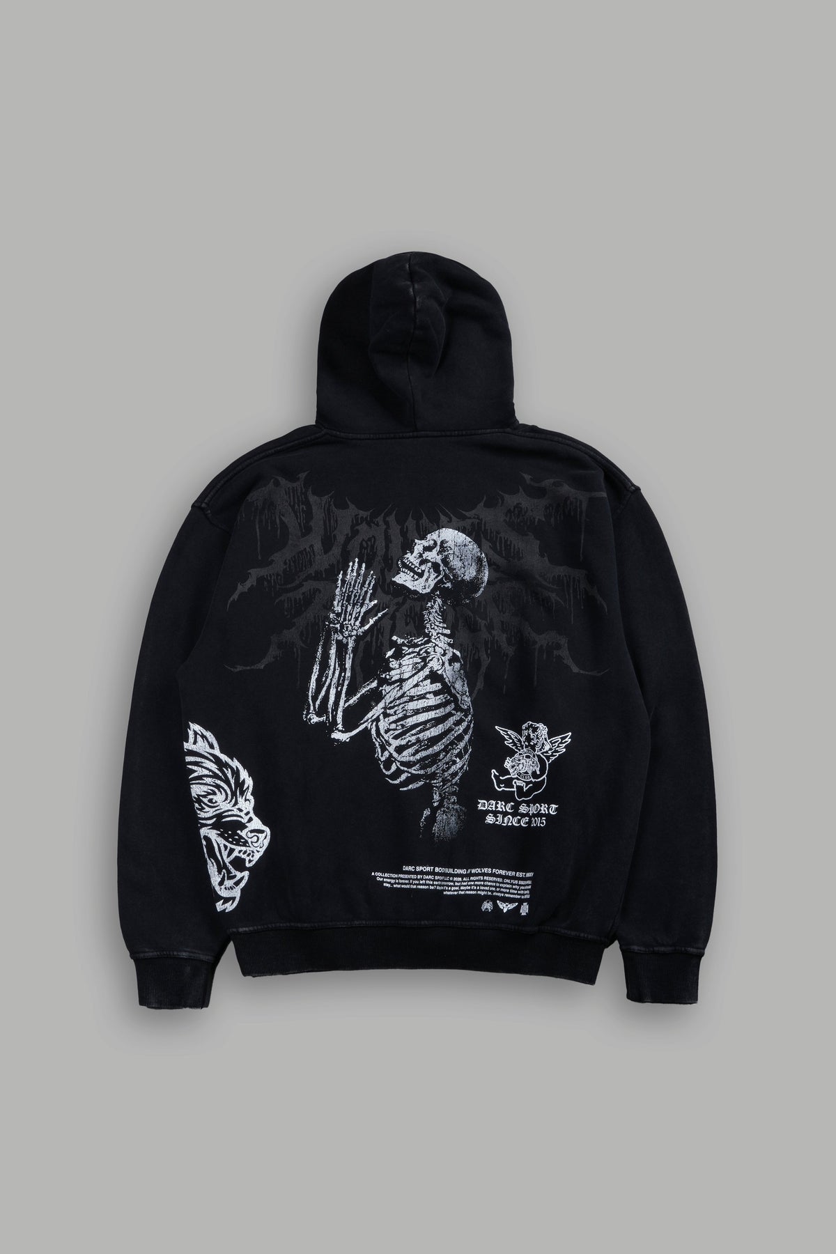 No Weapon Hesh Pierce Hoodie in Black - imagem 1