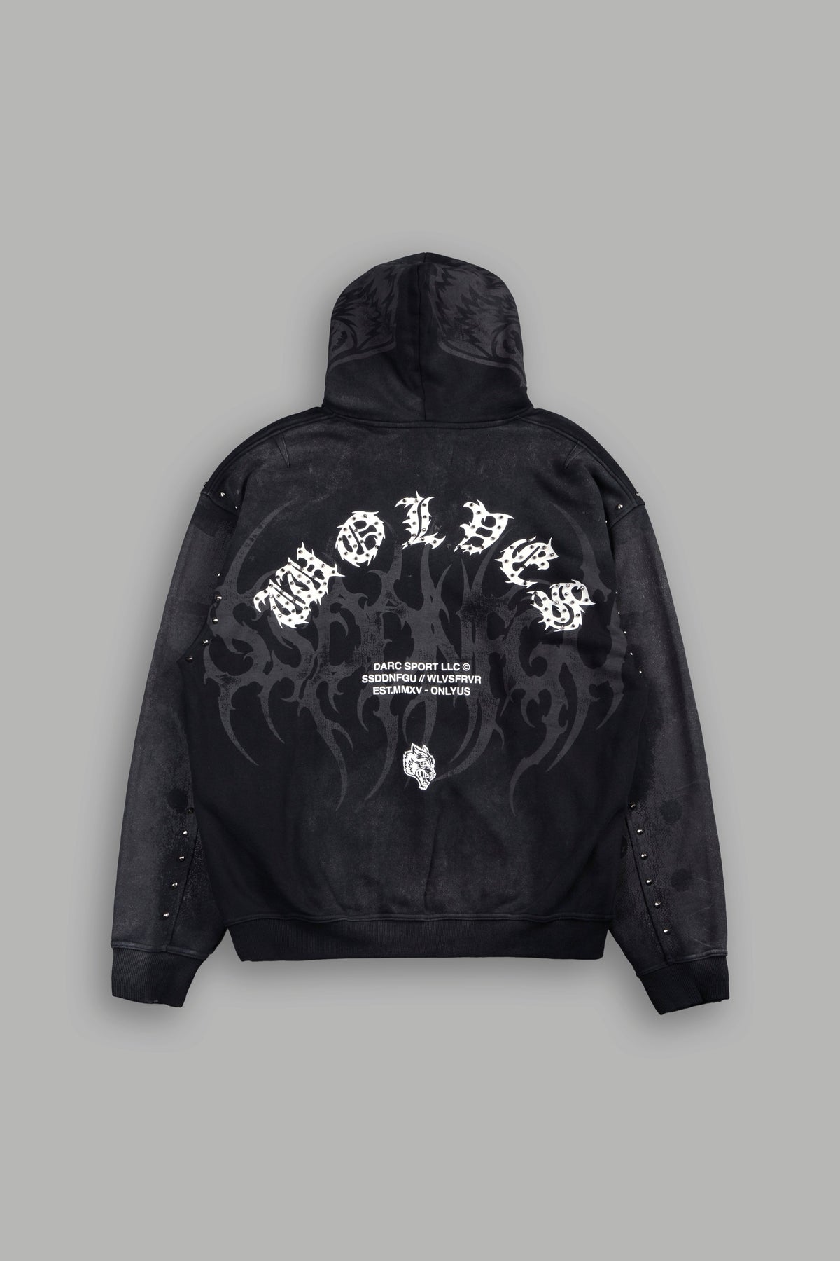Jason Forever Cornell Hoodie In Black Super Sun Fade
