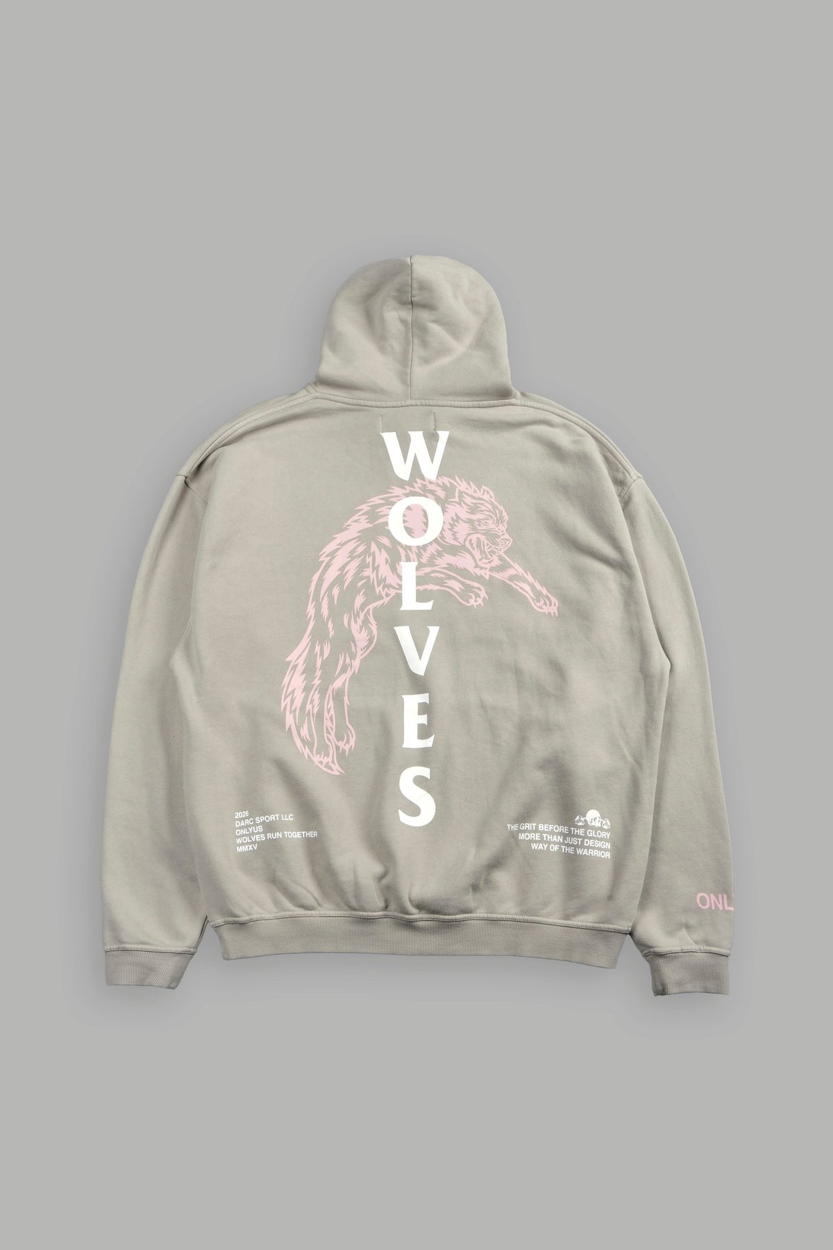 Leap Of Faith V2 Bishop Hoodie In Cactus Gray - imagem 3