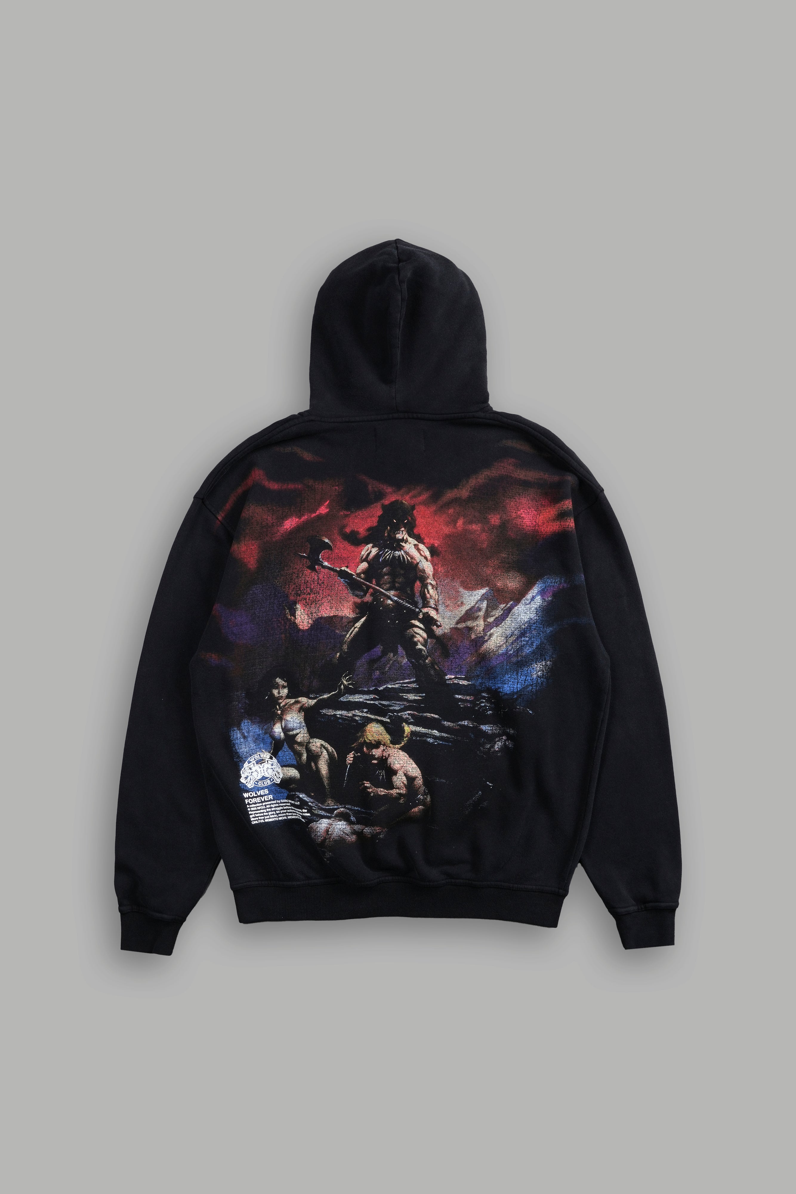 Victory Or Valhalla "Pierce" Hoodie in Black — imagem 1