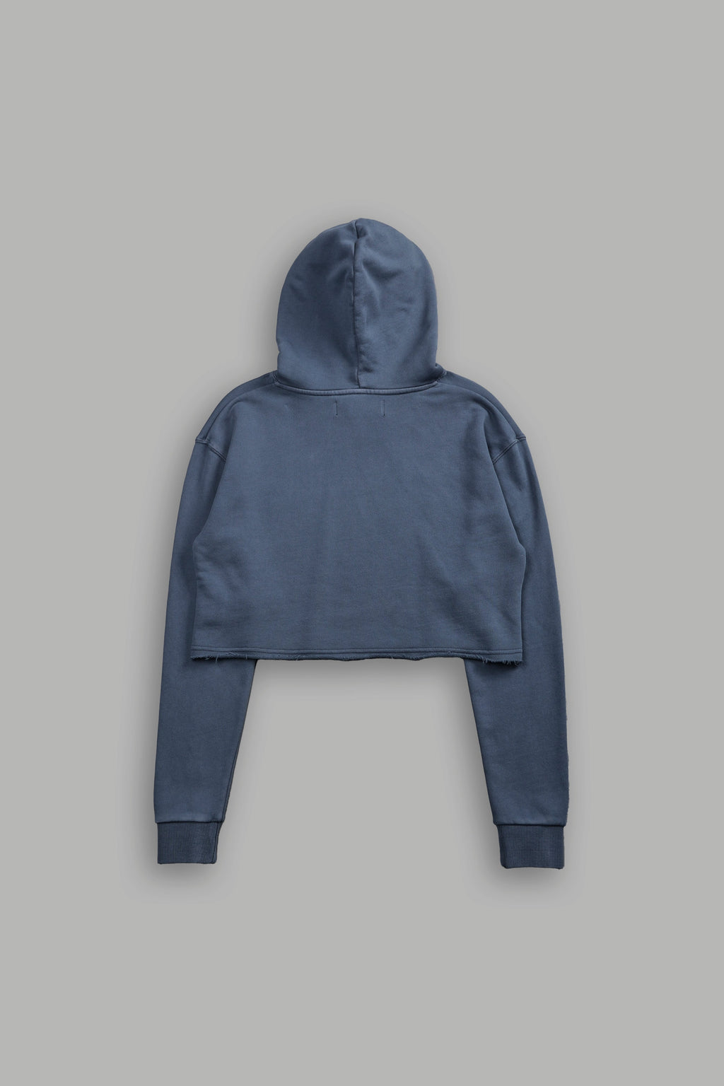 Gritty "Pierce" (Cropped) Hoodie in Darc Blue — imagem 6