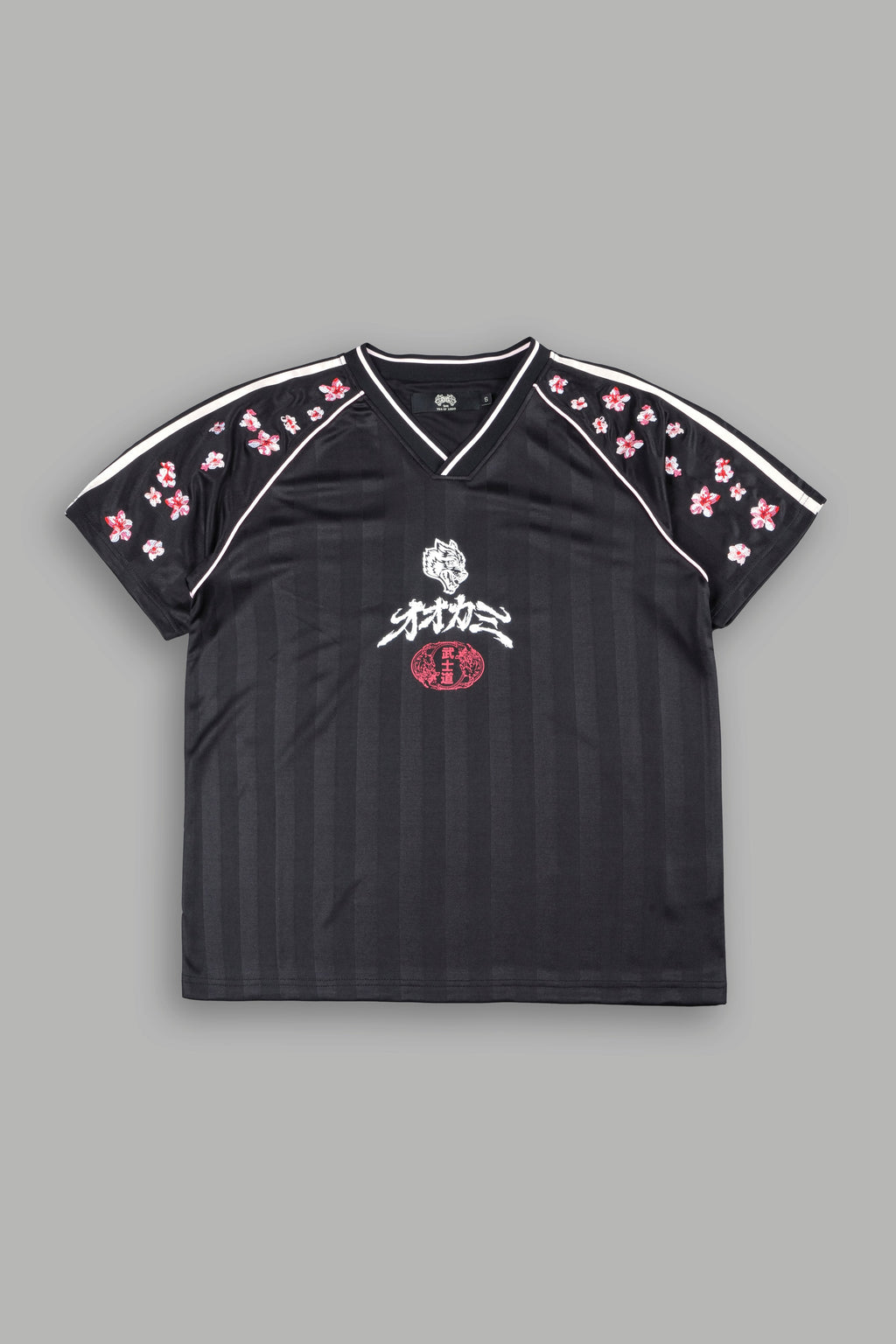 Sakura Forever She Oversized Soccer Jersey in Black — imagem 7