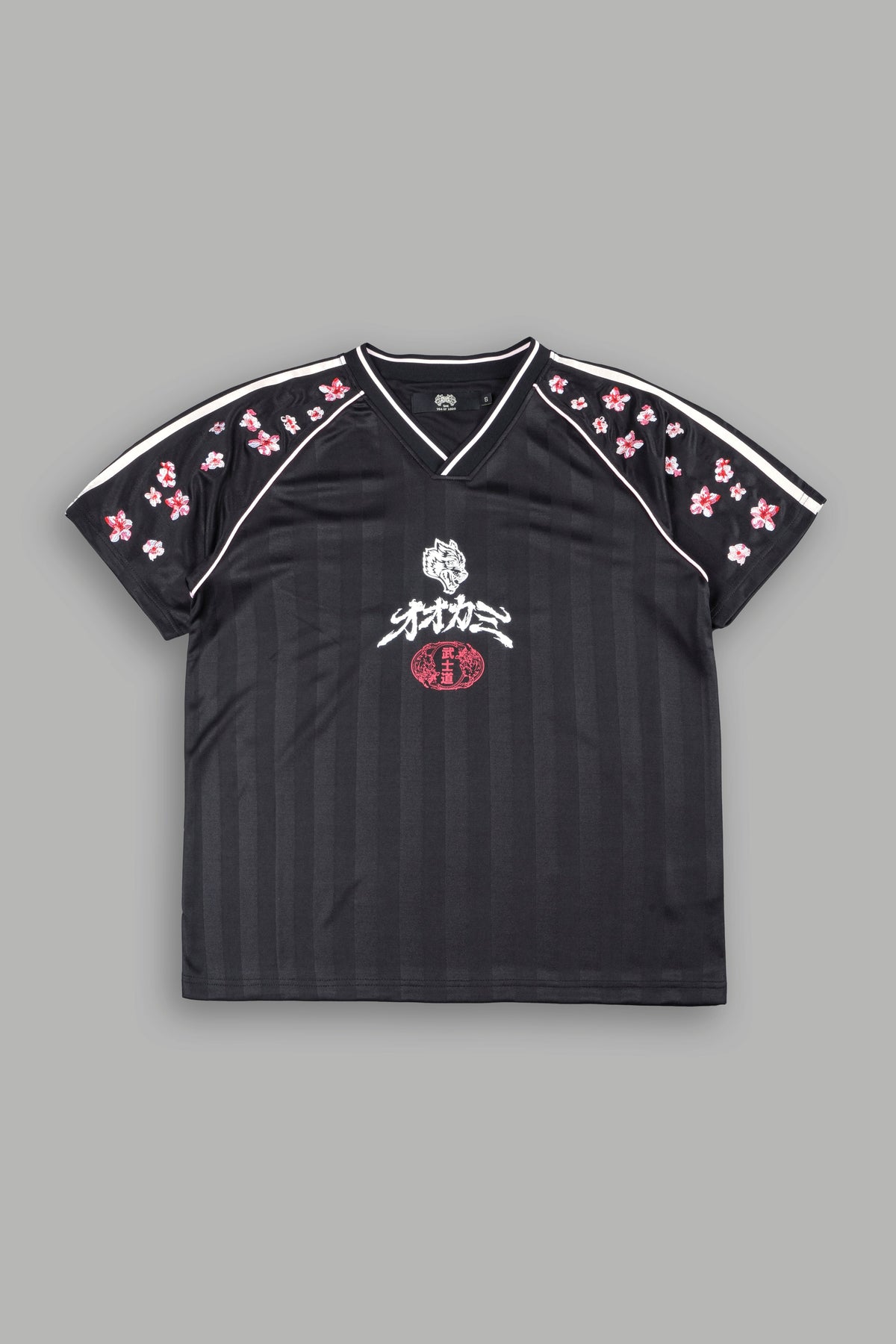 Sakura Forever She Oversized Soccer Jersey in Black — imagem 7
