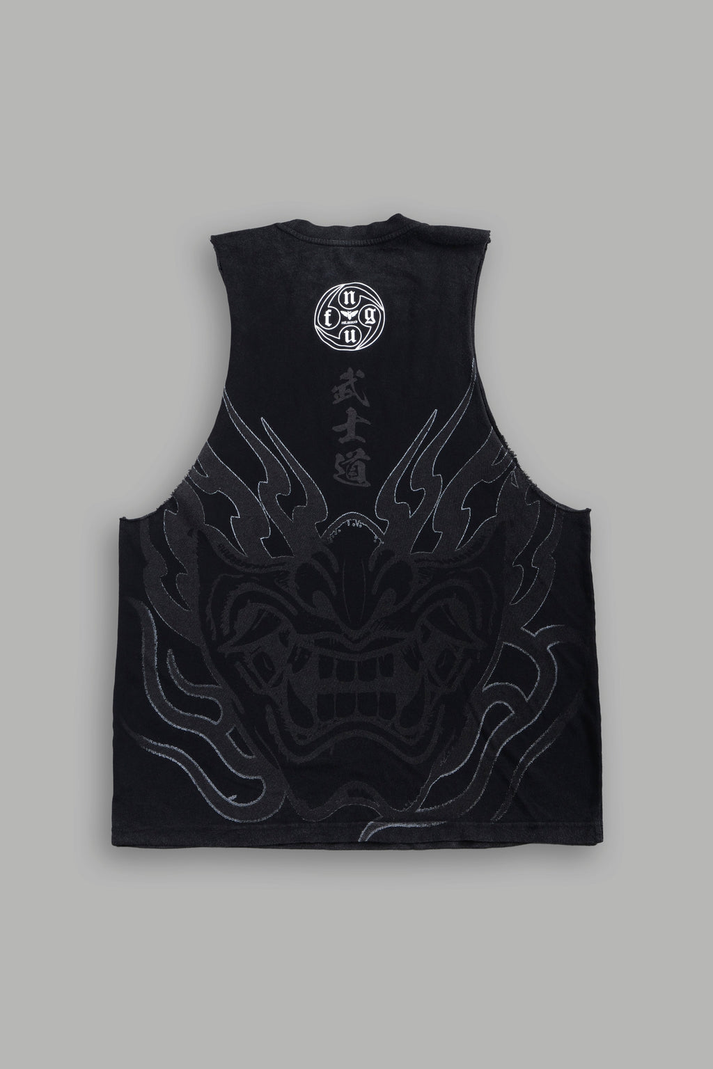 Half Mask Tommy Muscle Tee in Black — imagem 1