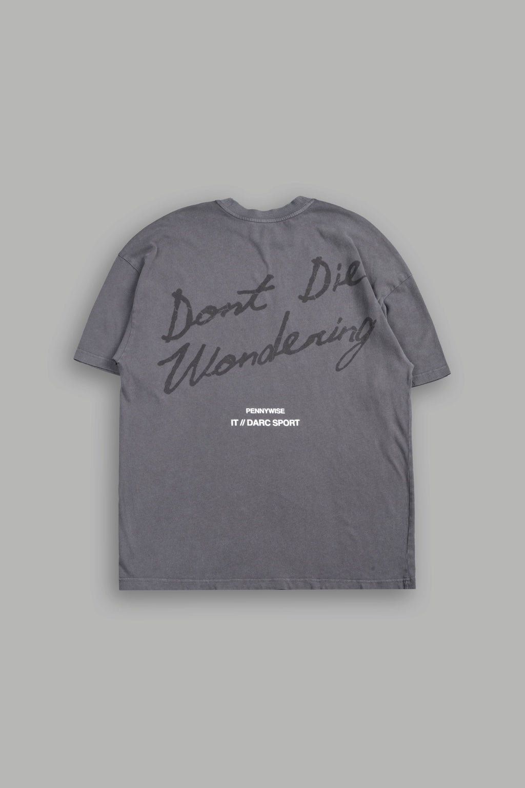 Pennywise Premium Oversized Tee In Slate Gray