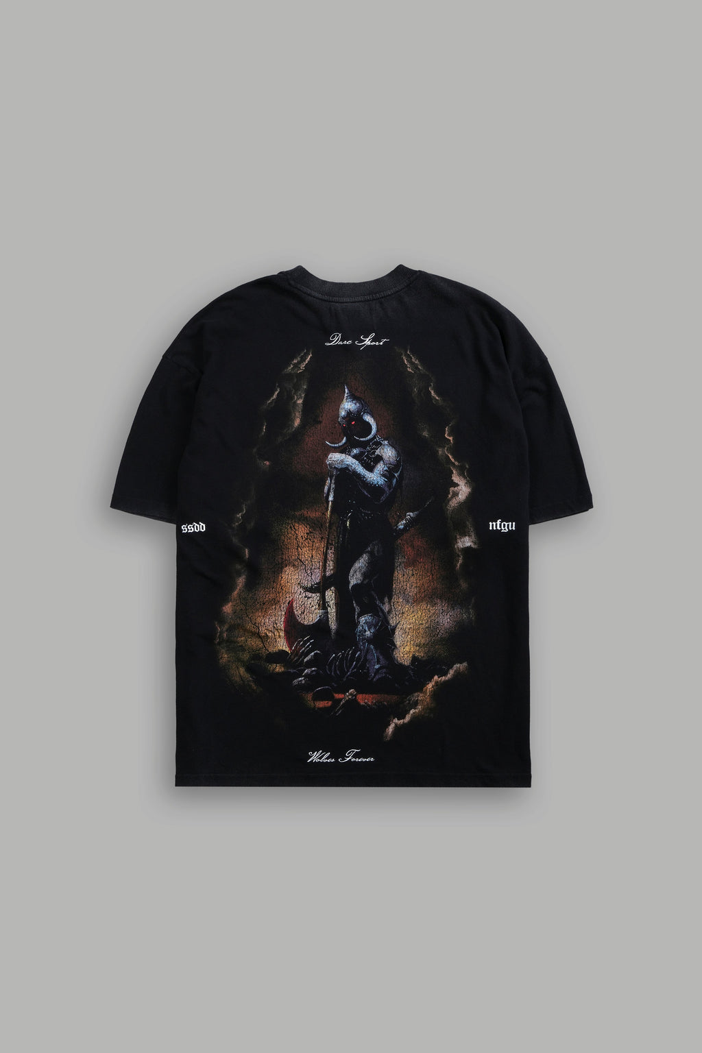 A Warriors Heaven "Premium" Oversized Tee in Black — imagem 1