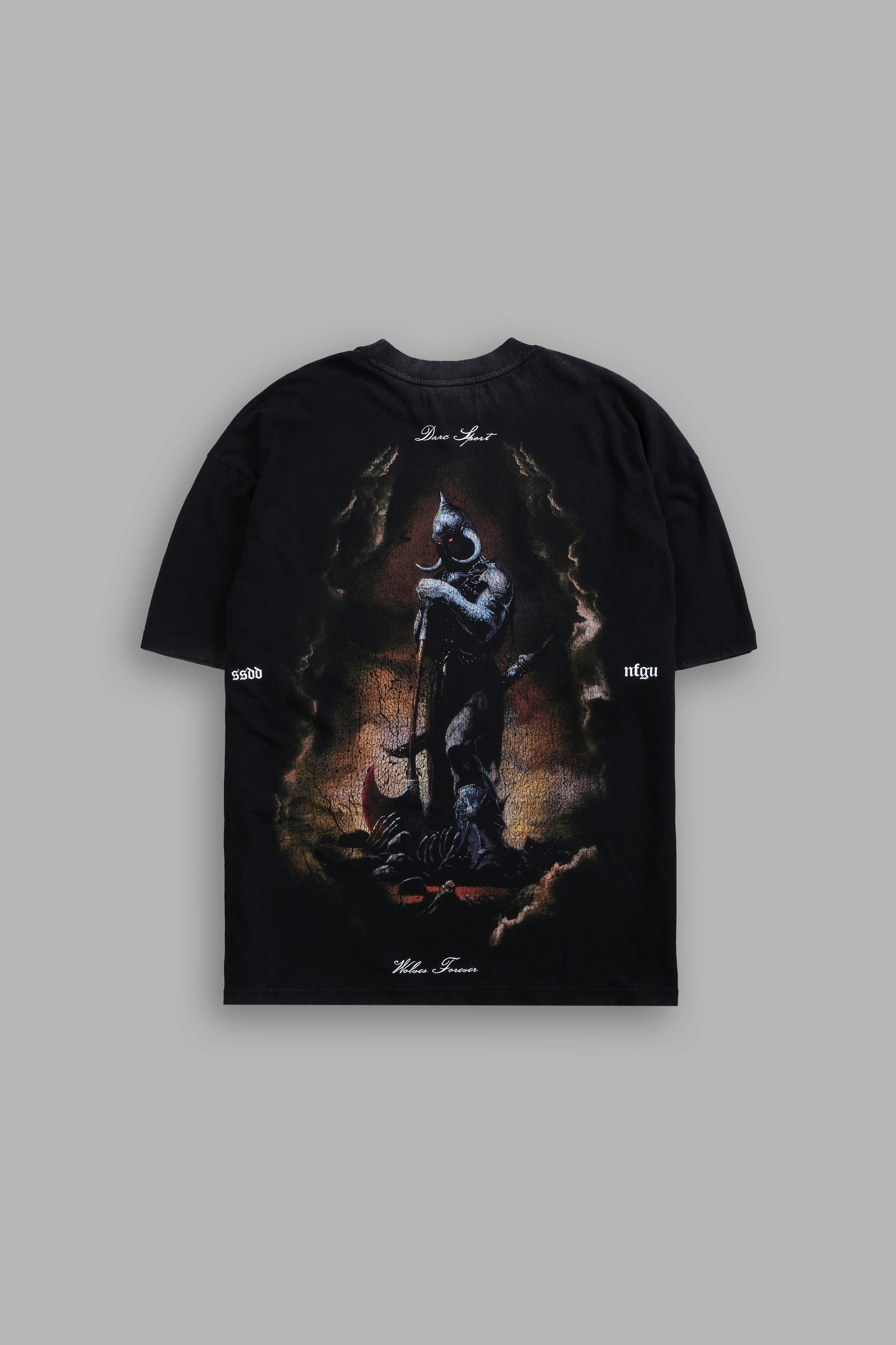 A Warriors Heaven "Premium" Oversized Tee in Black — imagem 1