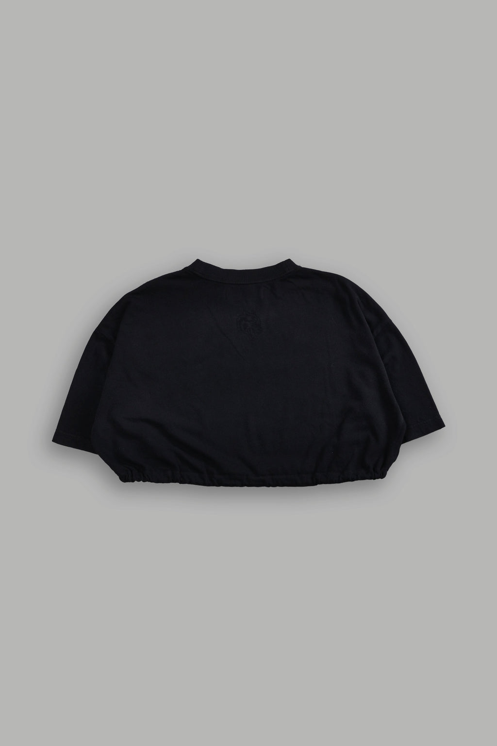 Forged From Iron Bungee Cropped Tee in Black Horizon Sun Fade — imagem 4
