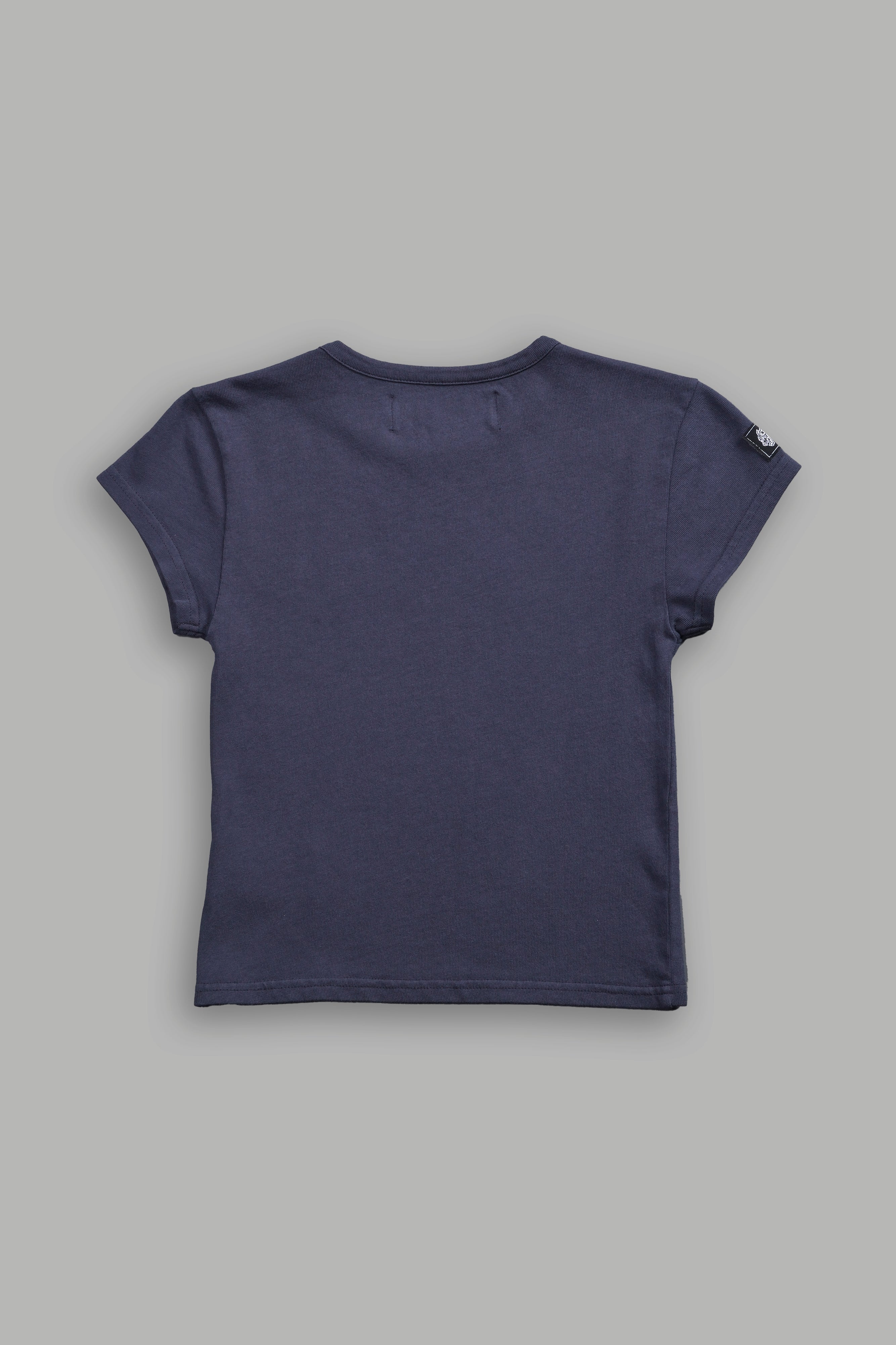 Wolf Label SSDDNFGU "Baby" Tee in Midnight Blue — imagem 4