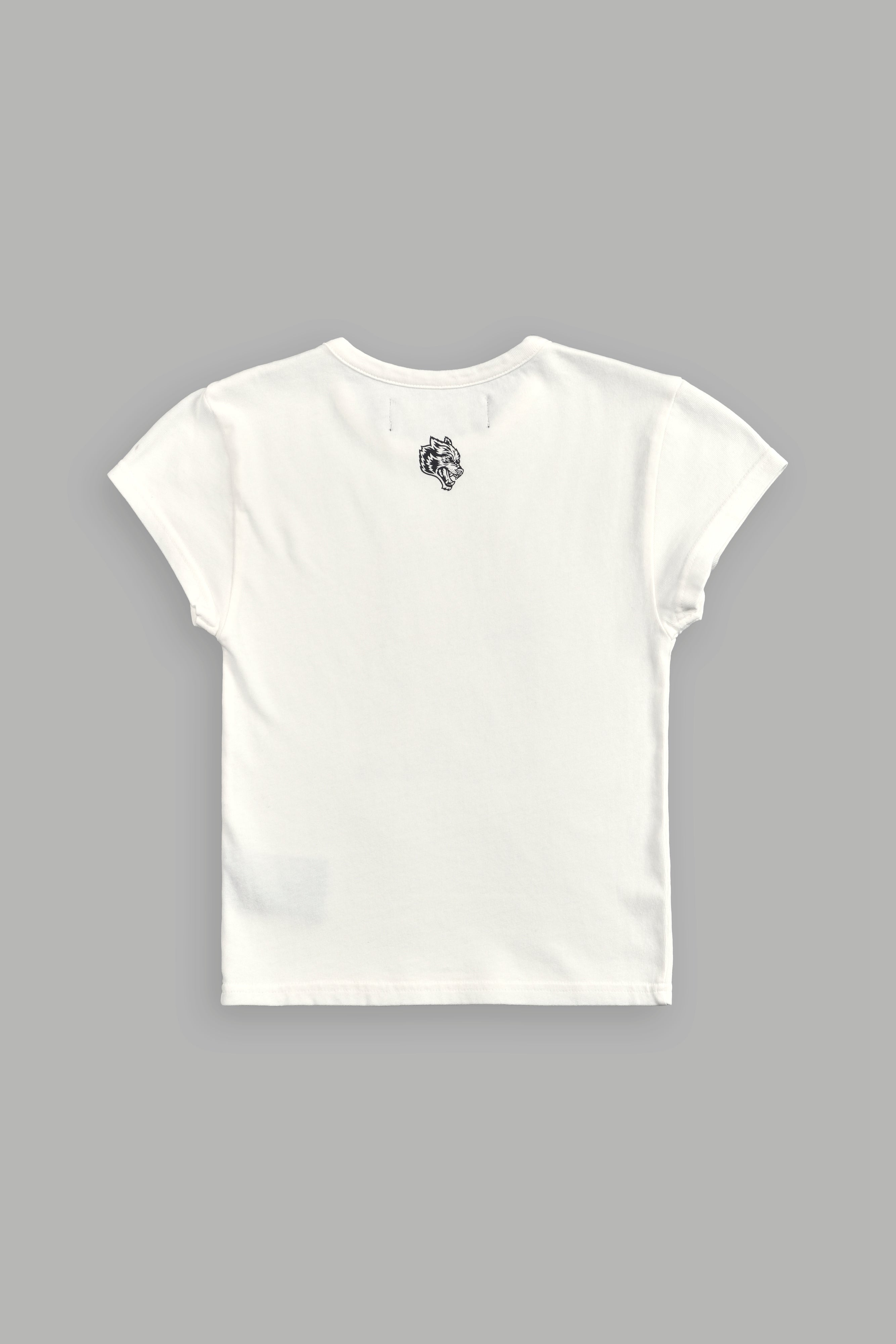 Above "Baby" Tee in Cream — imagem 4