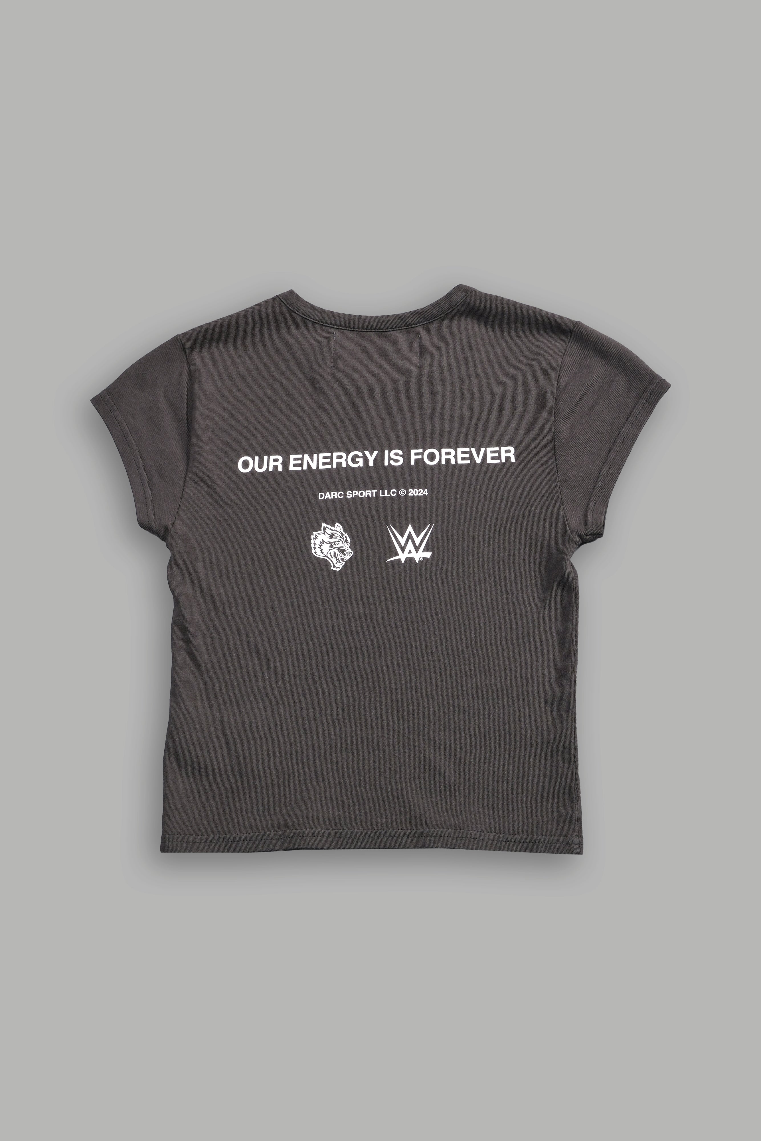 Moth Forever Baby Tee in Wolf Gray — imagem 4