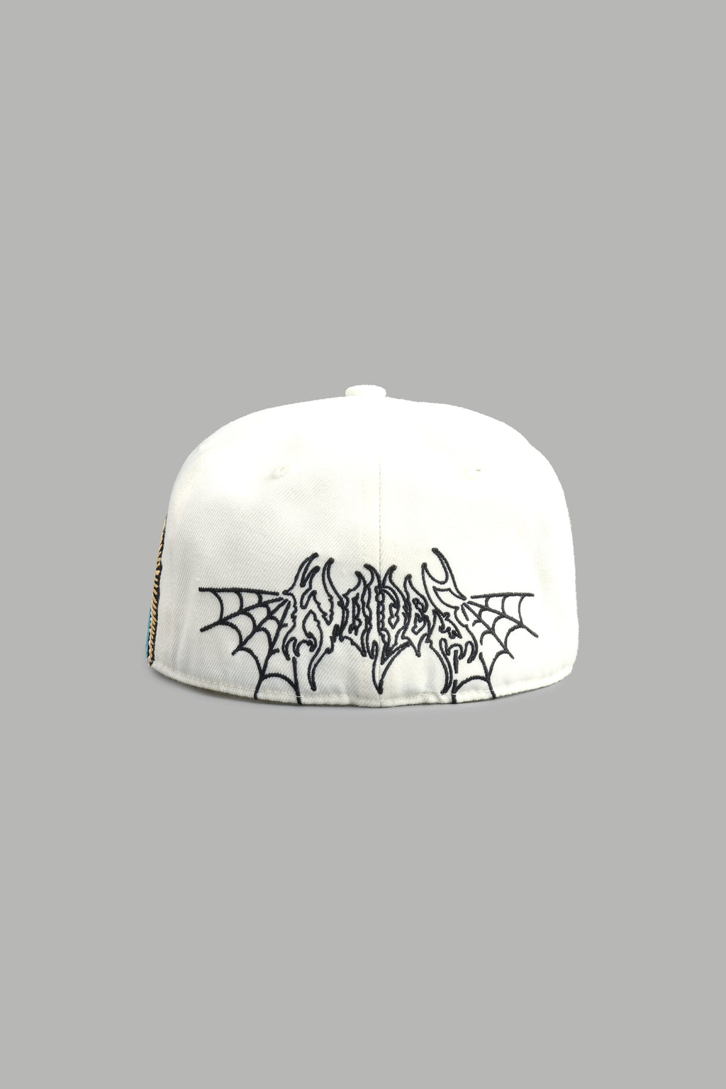 Nuestra Senora Fitted Cap In Cream/Black