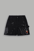 The Eagle & The Oni Hoffa Shorts in Black — imagem 1