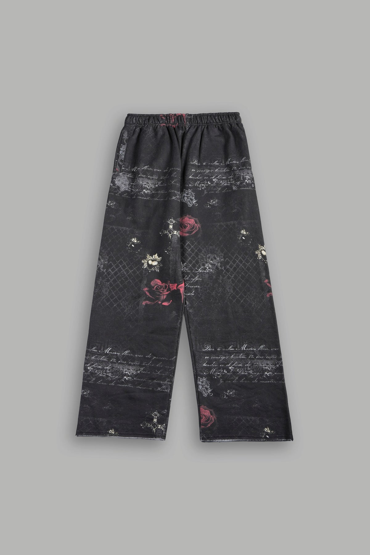 Wolves Pyramid Big Cozy Sweats In Rosas Del Corazon