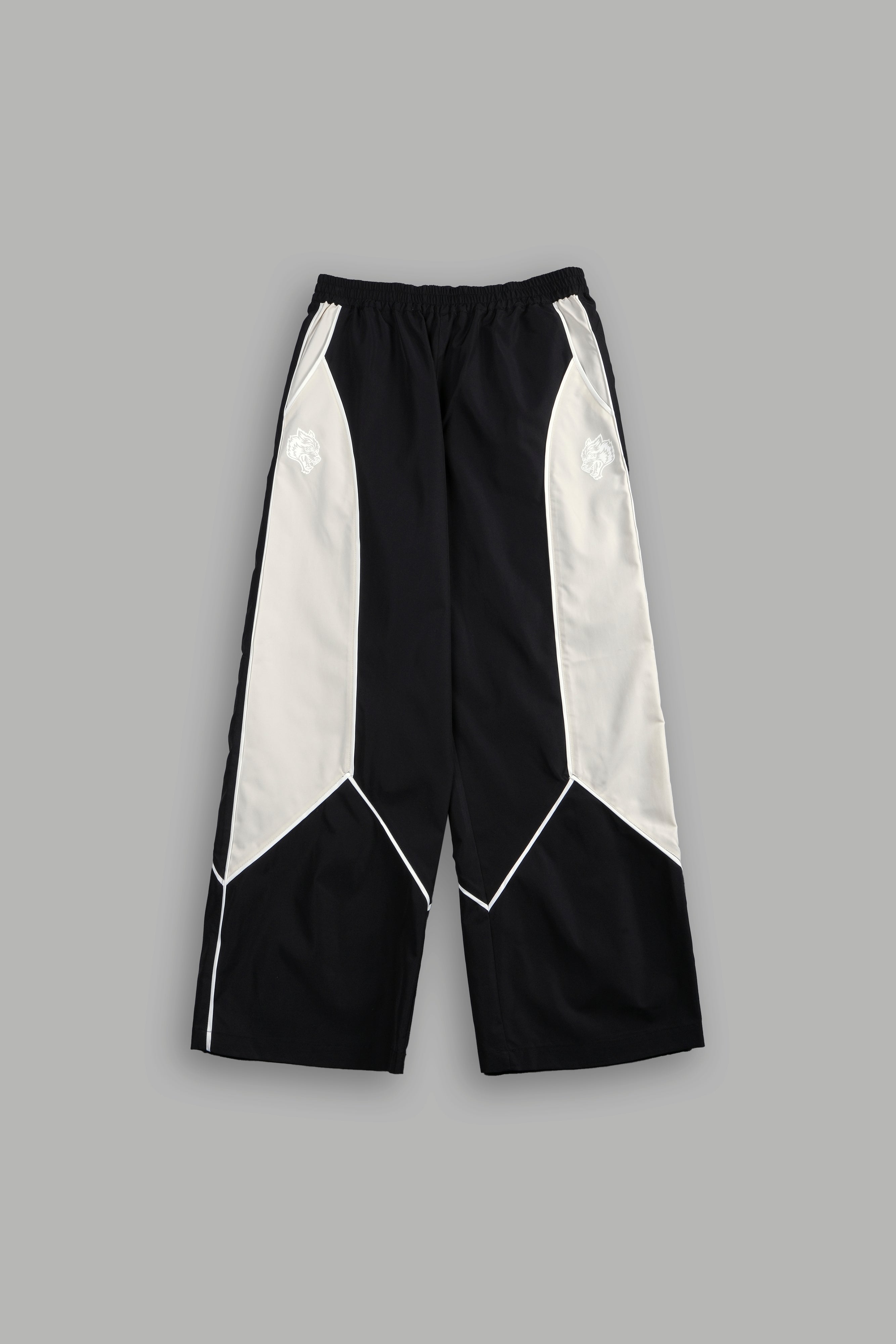 Dual Wolf Quinn Track Pants in Black/Sand — imagem 3