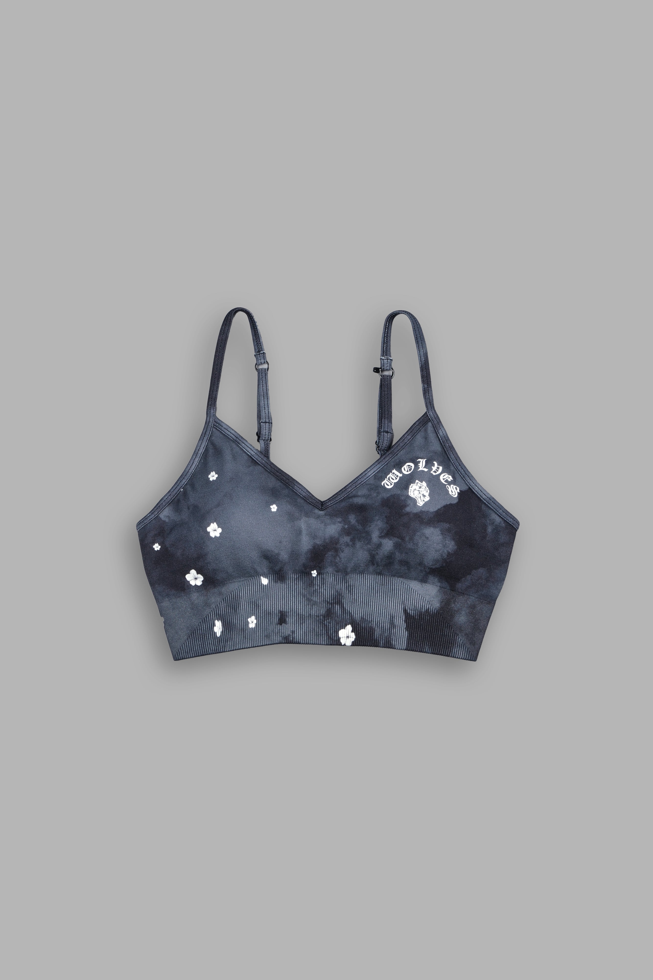 Chopper V2 "Everson Seamless" Sports Bra in Black Cherry Ghost Clouds — imagem 3