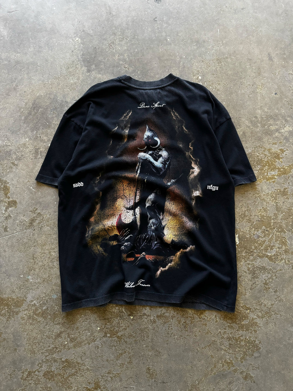 A Warriors Heaven "Premium" Oversized Tee in Black — imagem 5