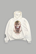 Enraged "Grunge" Hoodie in Cream — imagem 1