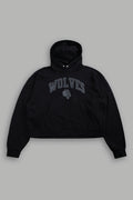 Loyalty Frvr Box Cut Pierce Hoodie in Black — imagem 1