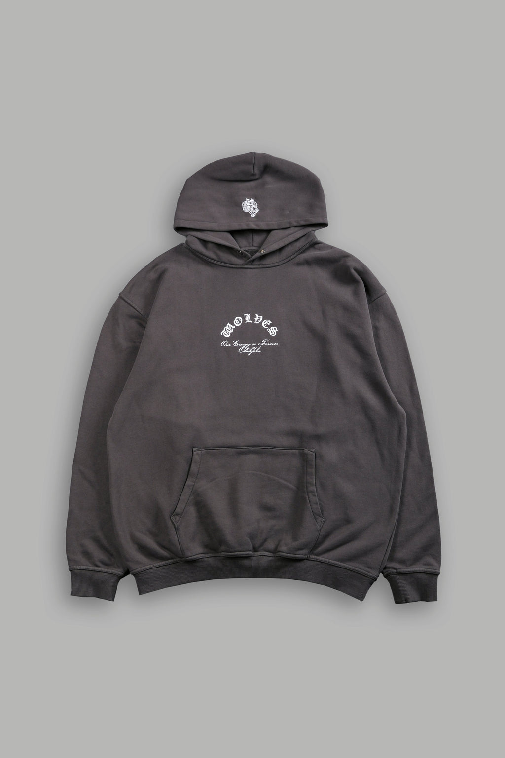 Victory Or Valhalla "Pierce" Hoodie in Wolf Gray — imagem 2