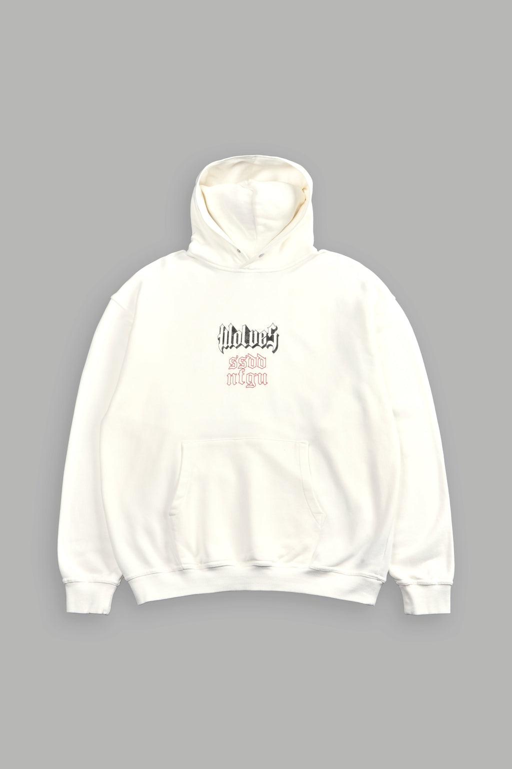 Eternal Blood "Pierce" Hoodie in Cream — imagem 3