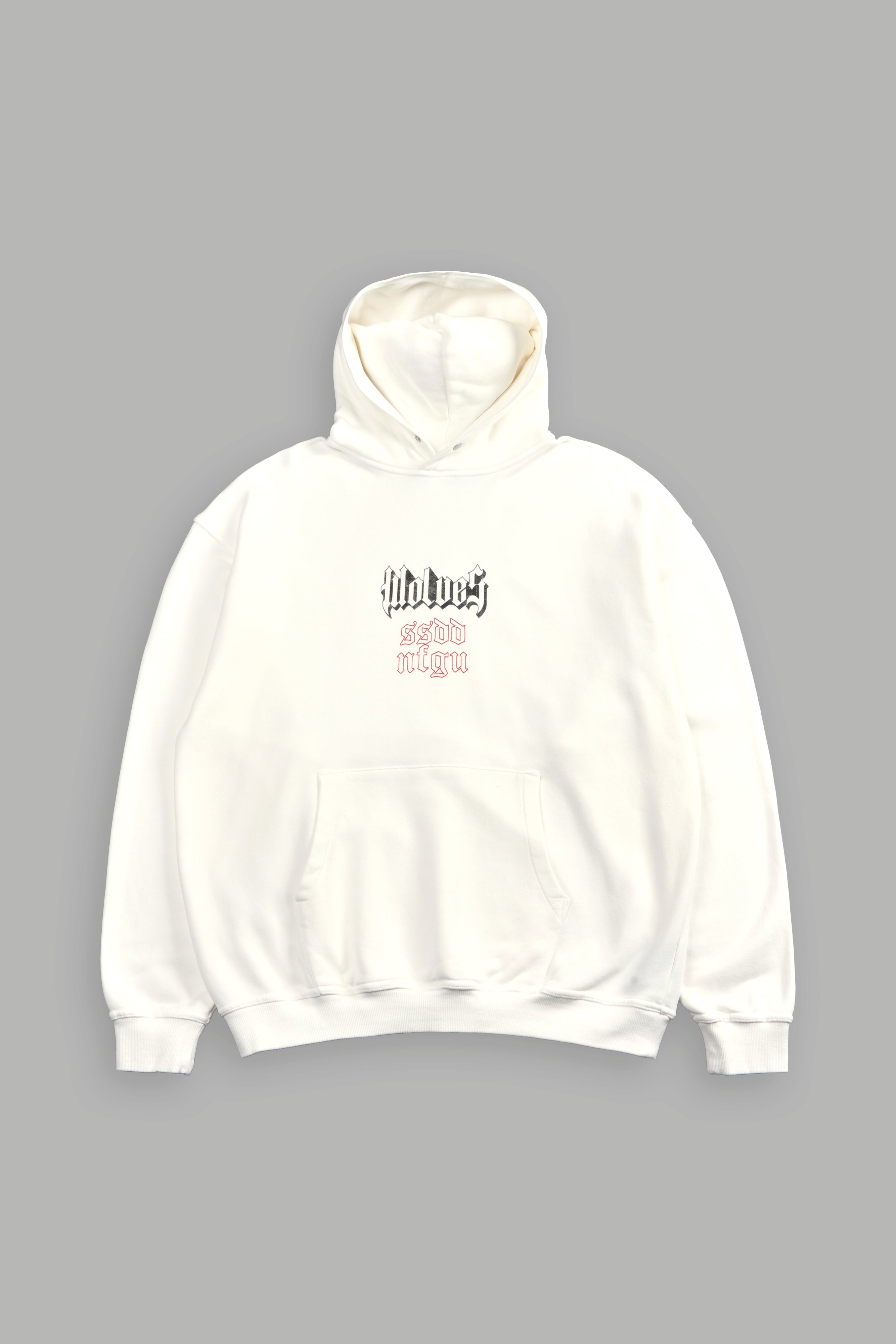 Eternal Blood "Pierce" Hoodie in Cream — imagem 3