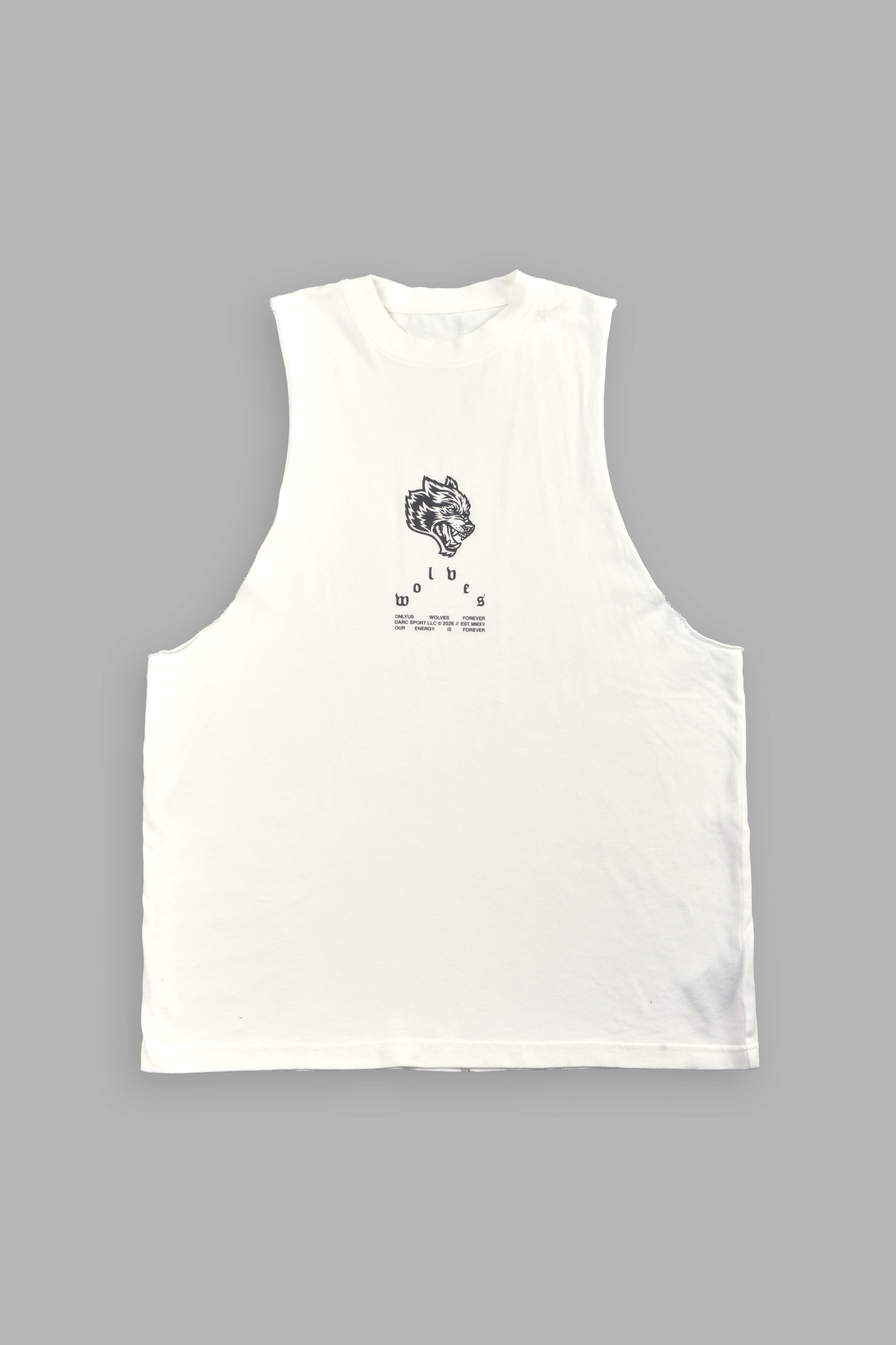 Half Mask Tommy Muscle Tee in Cream — imagem 3
