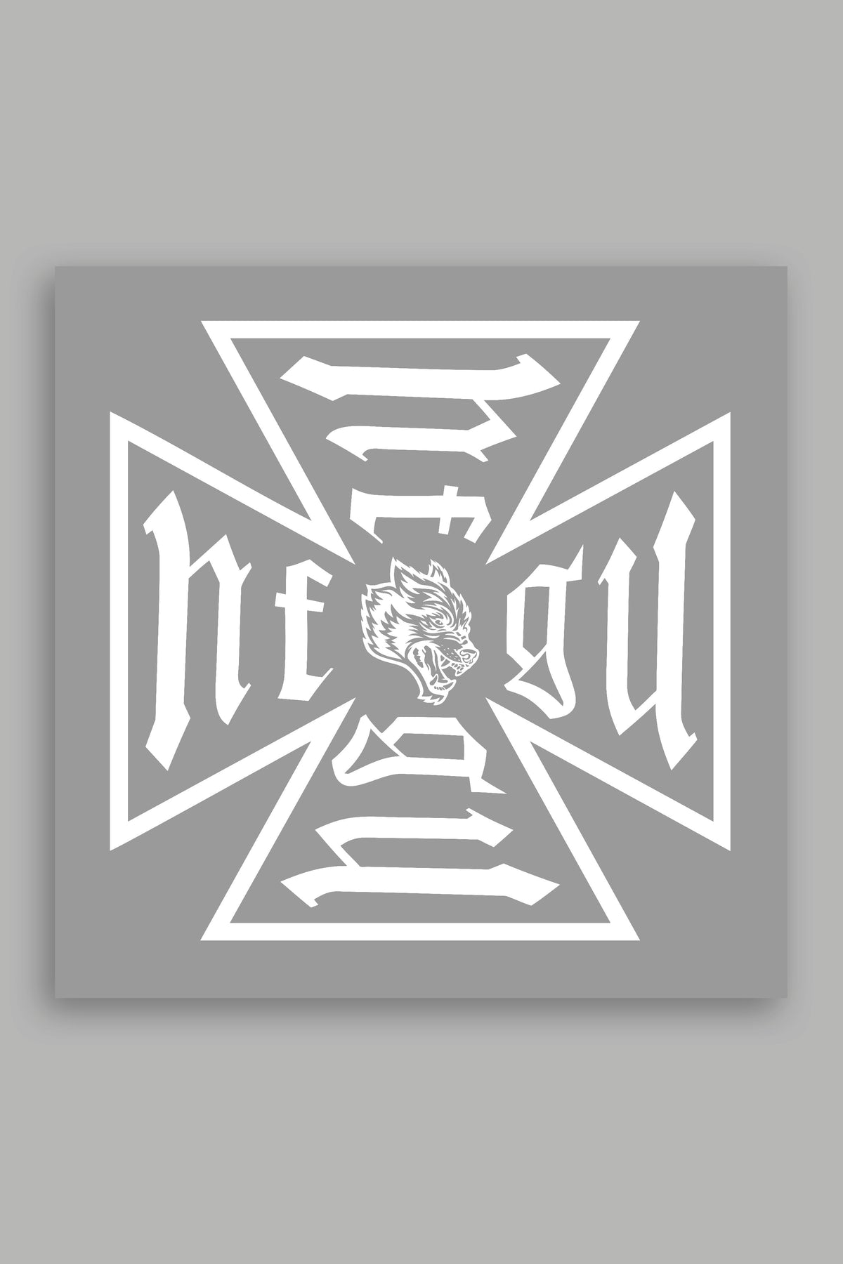 Core Large Sticker in White — imagem principal