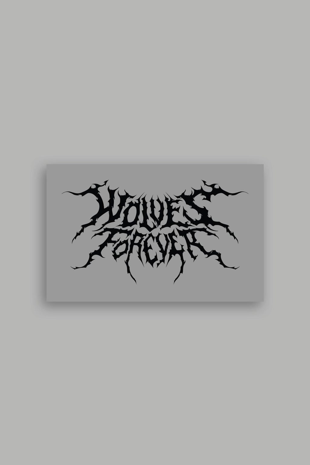 Wolves Forever Hesh Large Vinyl Decal in Black — imagem 1
