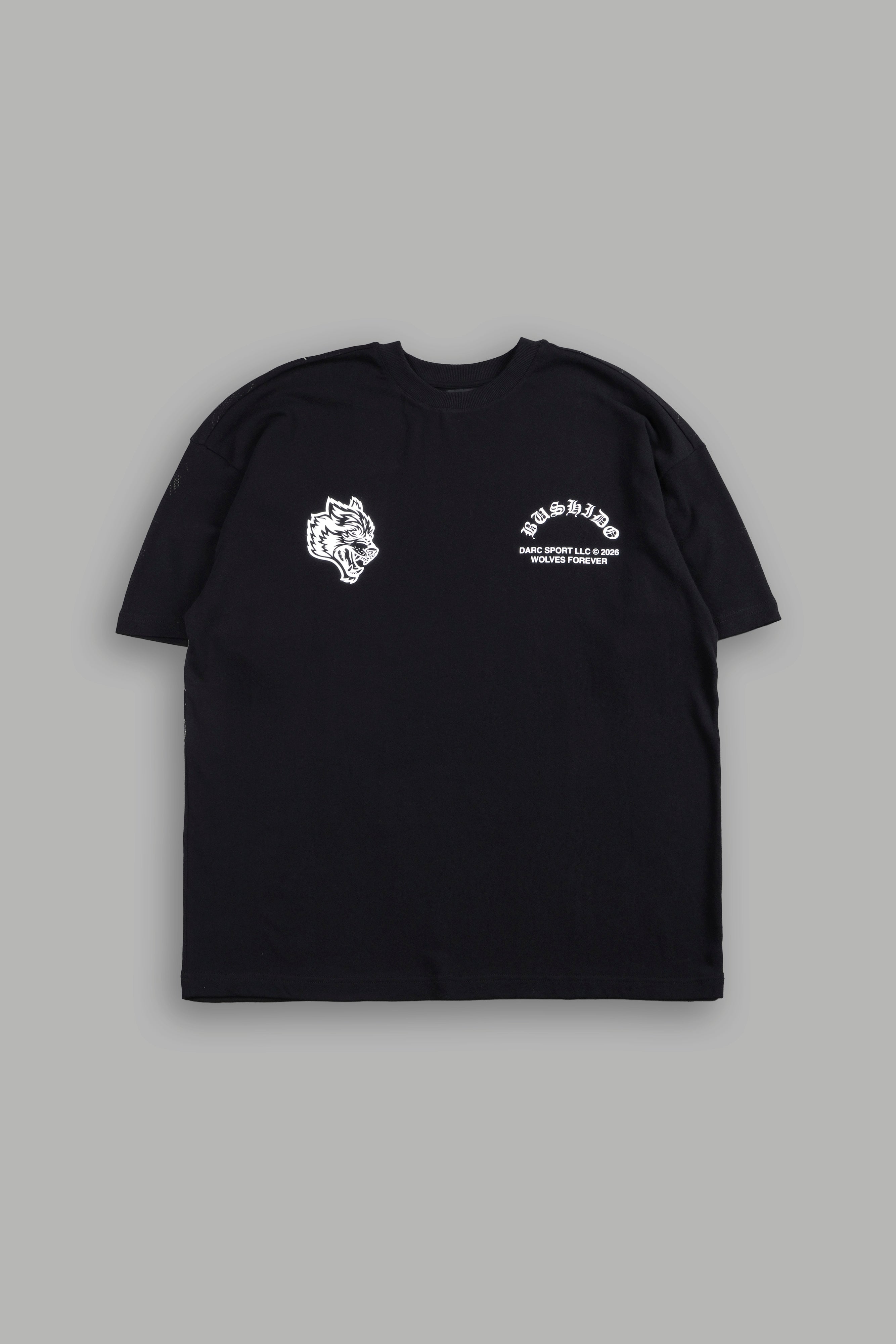 Shutendoji Premium Oversized Tee in Black — imagem 3