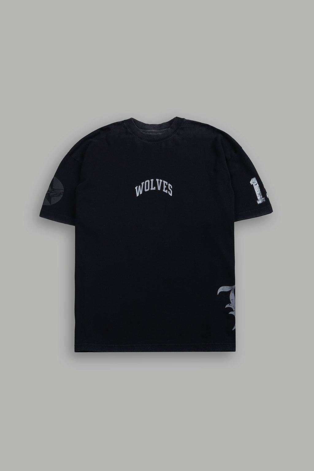 La Ca Frvr Premium Oversized Tee in Black — imagem 3