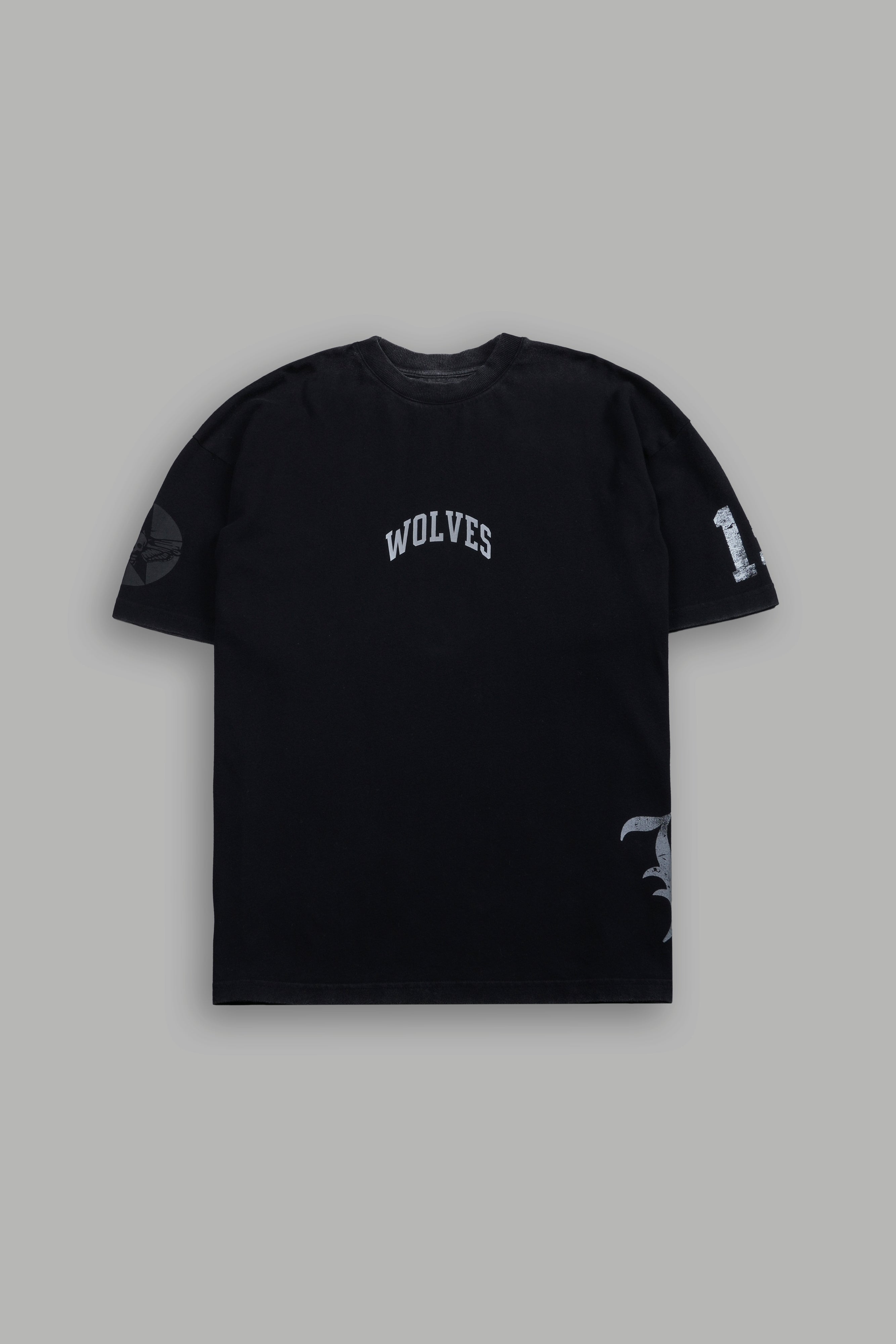 La Ca Frvr Premium Oversized Tee in Black — imagem 3