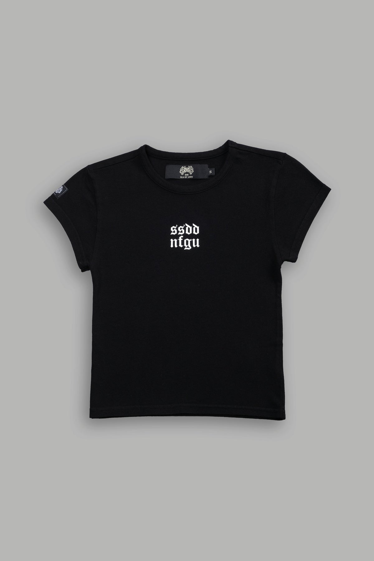 Wolf Label SSDDNFGU "Baby" Tee in Black - imagem 1