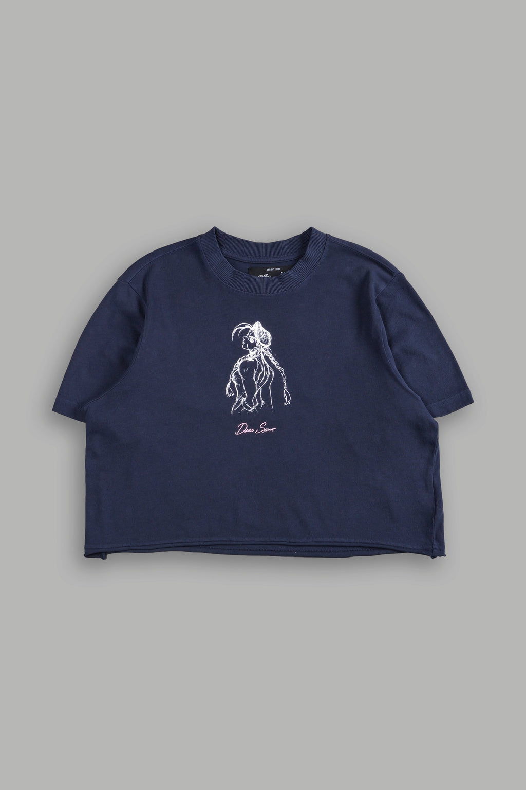 Mission Accomplished "Premium" (Cropped) Tee in Storm Blue - imagem 5