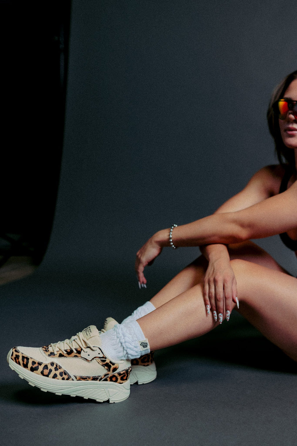Run-1 Shoes in Clay Leopard/Cream — imagem 9