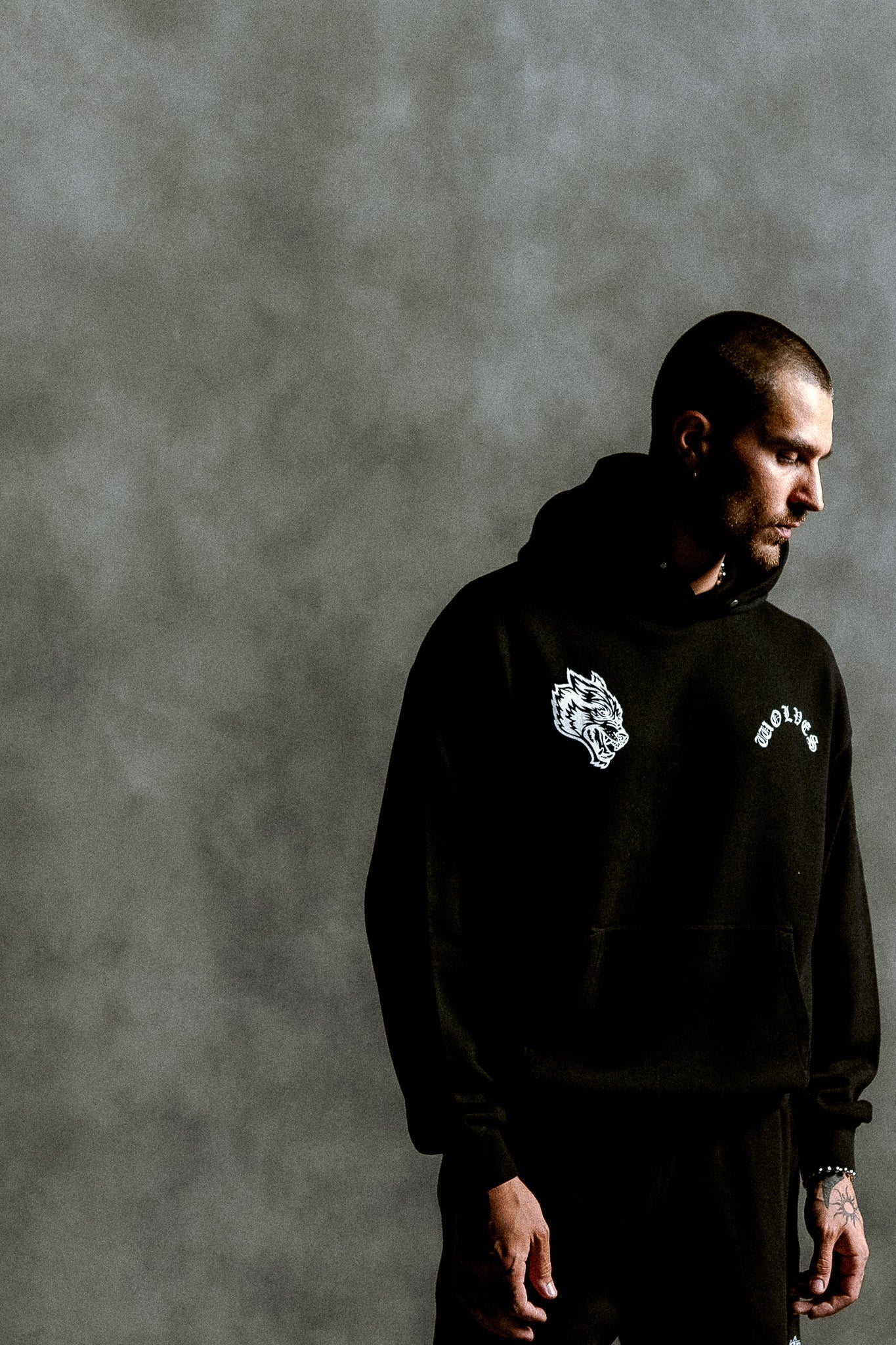 Wolf Chopper FRVR "Pierce" Hoodie in Black