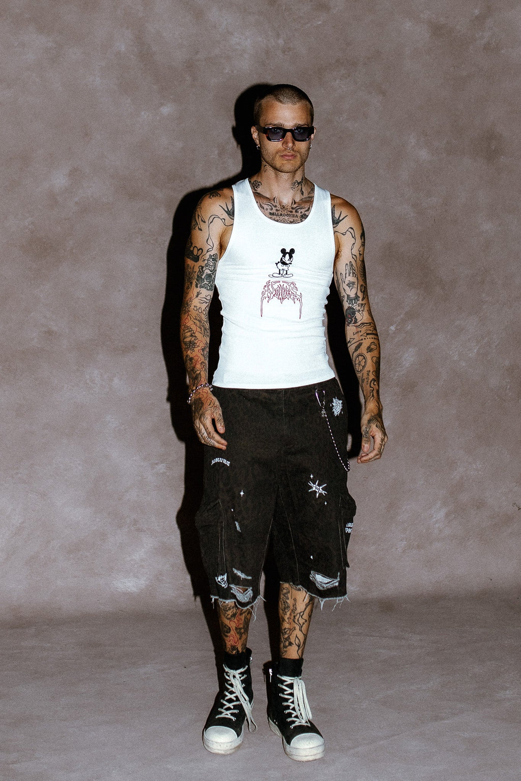 Darc Flash Duke Cargo Shorts in Darc Brown Leopard