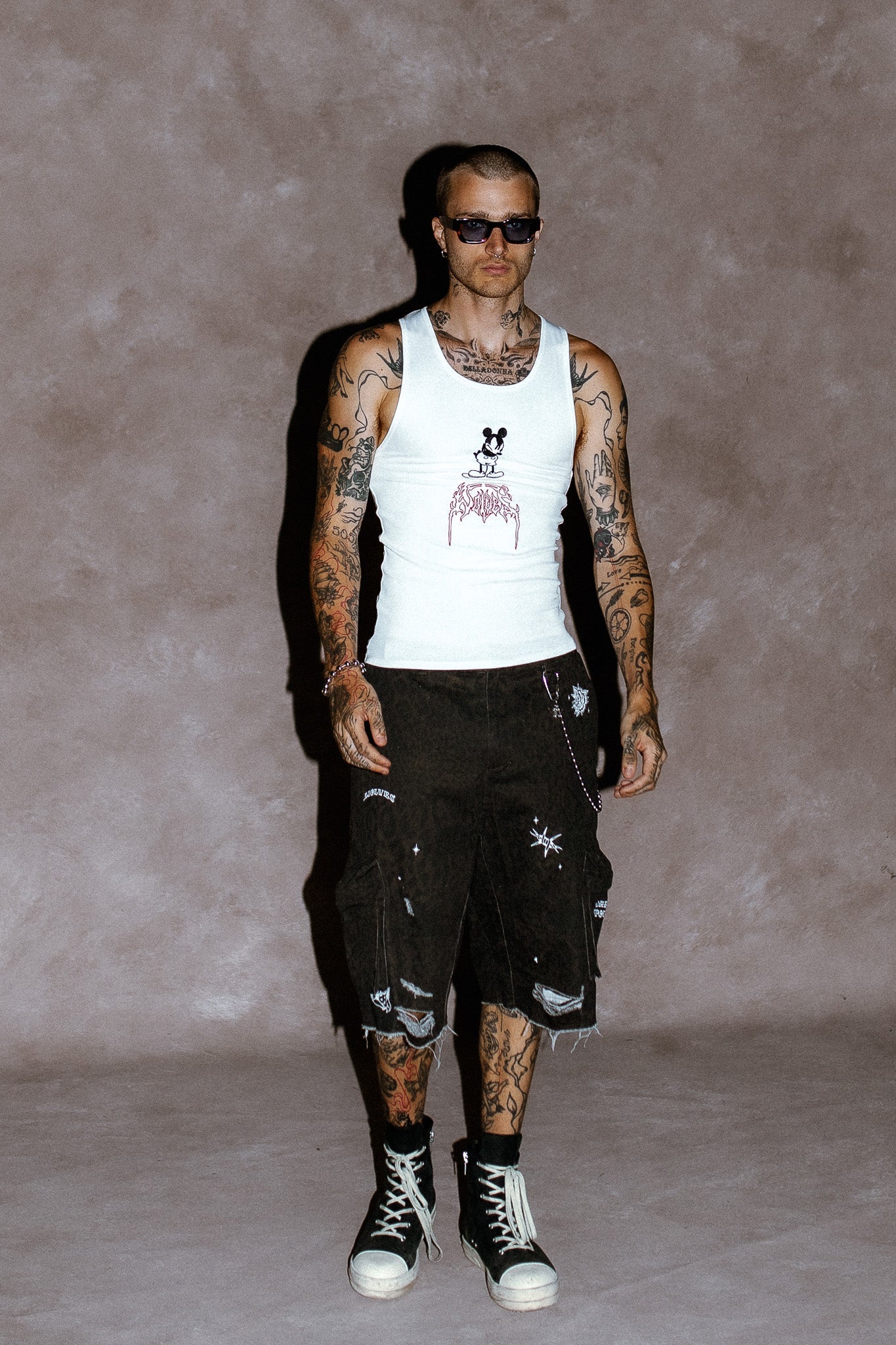 Darc Flash Duke Cargo Shorts in Darc Brown Leopard