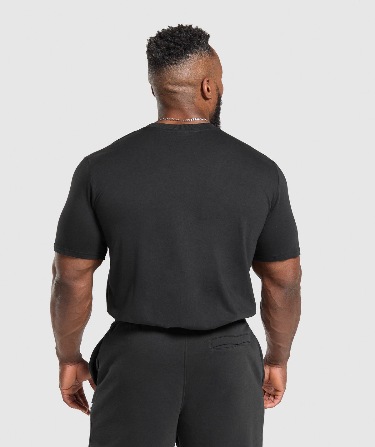 T-Shirt 2 Pack - Black/Light Grey Marl — imagem 3